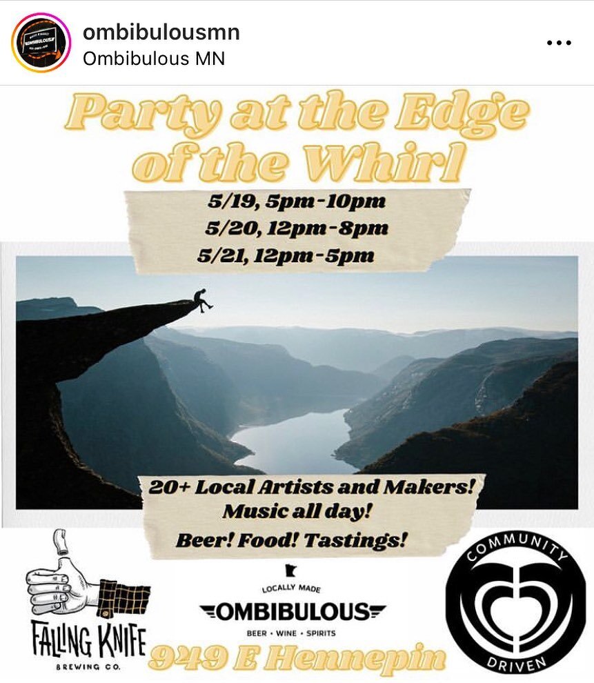So stoked to pop up at @ombibulousmn for the first time! We&rsquo;ll be there today (5/19) and Sunday during their End of the Whirl/Art-A-Whirl party. Service is from 5-8pm tonight. Come get angry in NE, ppl!!!! 🤬
.
#stpaulfoodie #stpauleats #foodtr