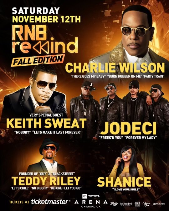 RnB Rewind Fall Edition w/ Charlie Wilson, Jodeci & More! — Bobby Dee