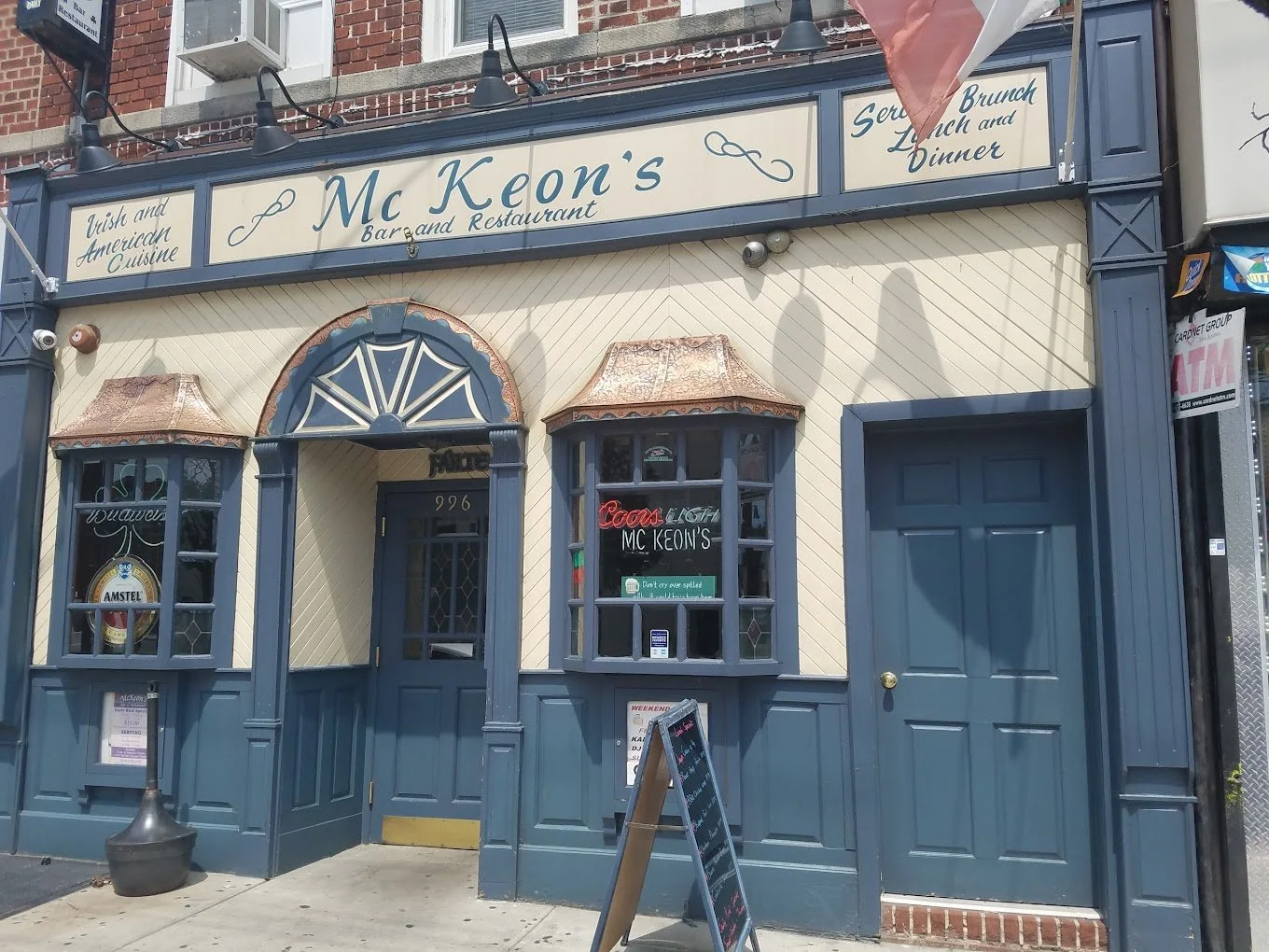 McKEON'S BAR & RESTAURANT 996 McLEAN AVENUE