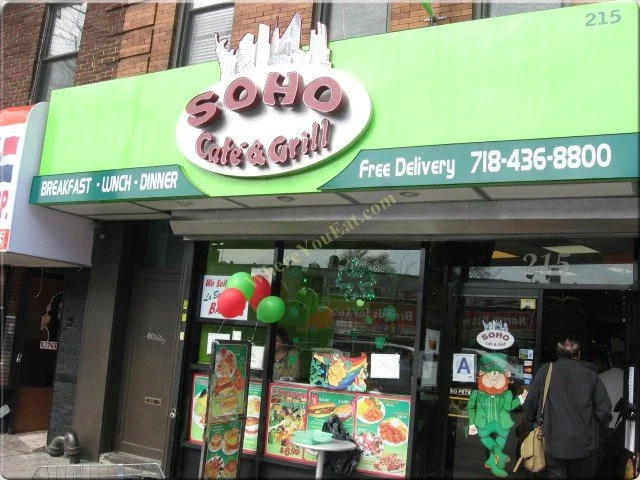 SOHO CAFE & GRILL 215 CHURCH AVENUE