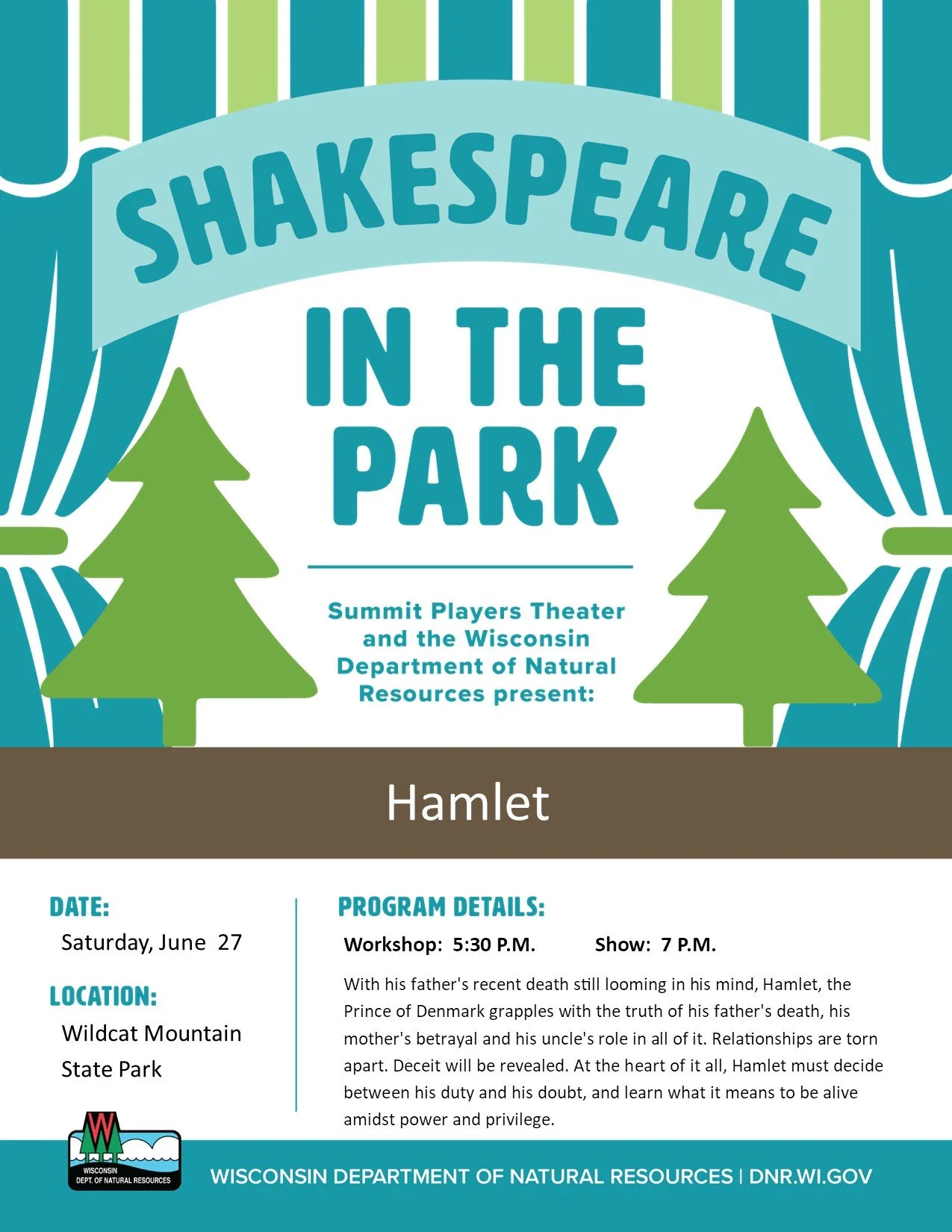 Shakespeare in the Park:  Hamlet