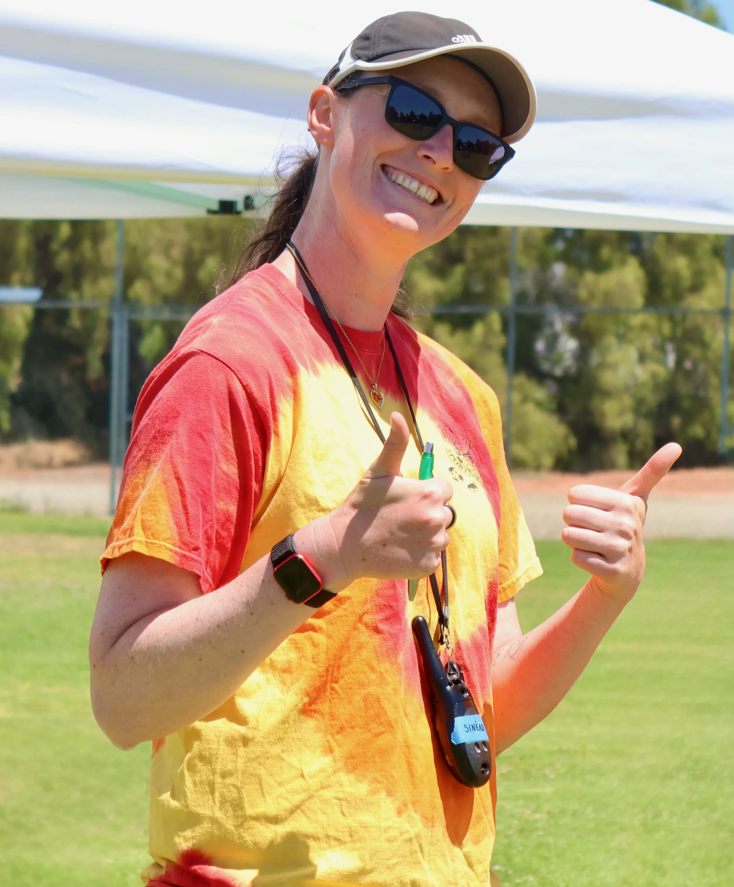  Sinead Nelson 

This will be Sinead's 15th year at Decathlon - 2 as a JC, a session as photographer, 4 years as a counselor, and now entering her eighth as a director. Sinead grew up dancing for Murphy Irish Dancers, but basketball has been her main