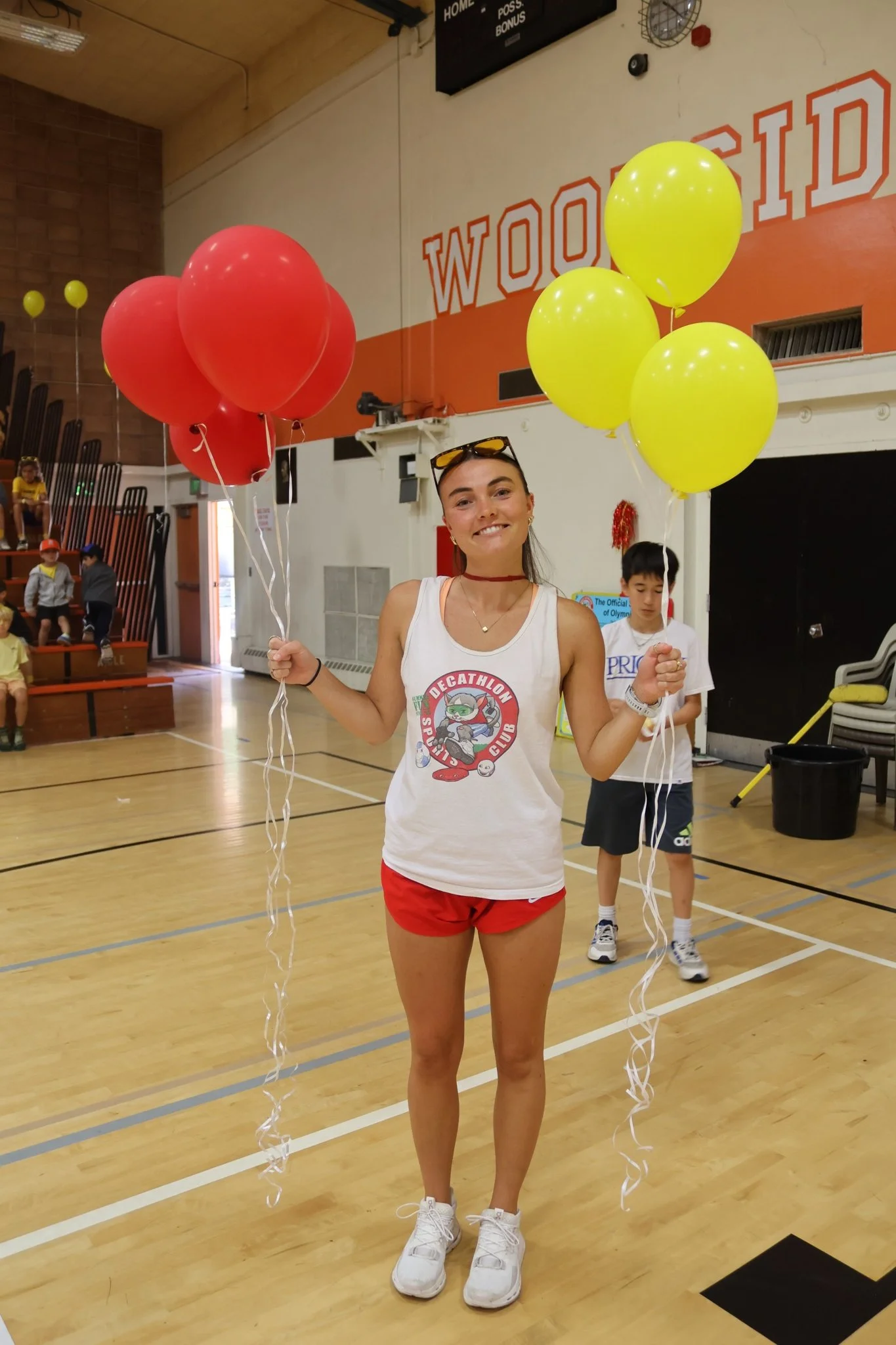  Hallett Falcon 
This will be Hallett’s 13th summer at Decathlon - 4 years as a camper, 2 years as a JCIT, 1 year as a JC, 4 years as a Counselor, and this will be her second year as Office Director. Growing up in Palo Alto, she spent her free time p
