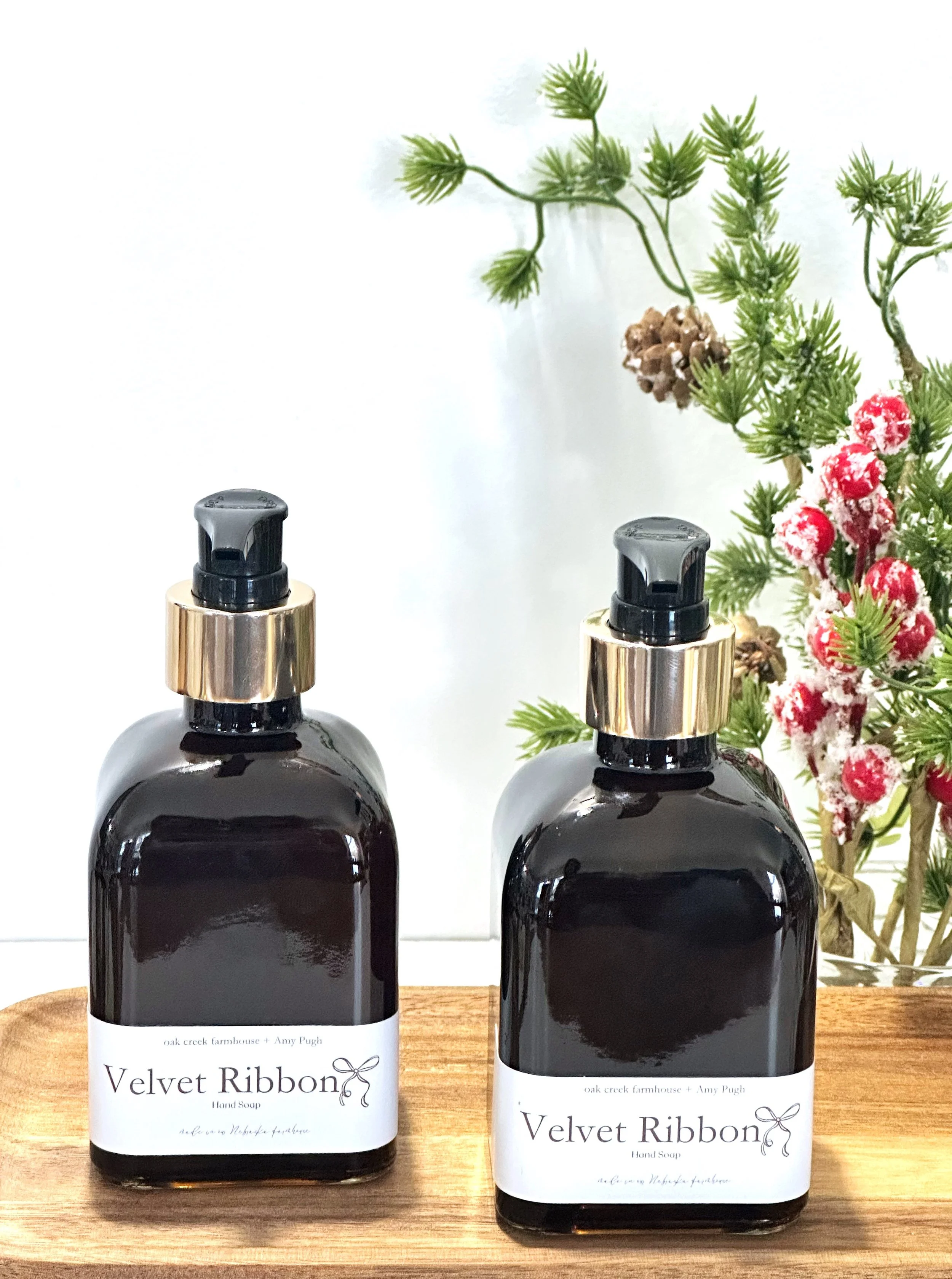 Velvet Ribbon Liquid Hand Soap 8.5oz- Amy Pugh + oak creek farmhouse