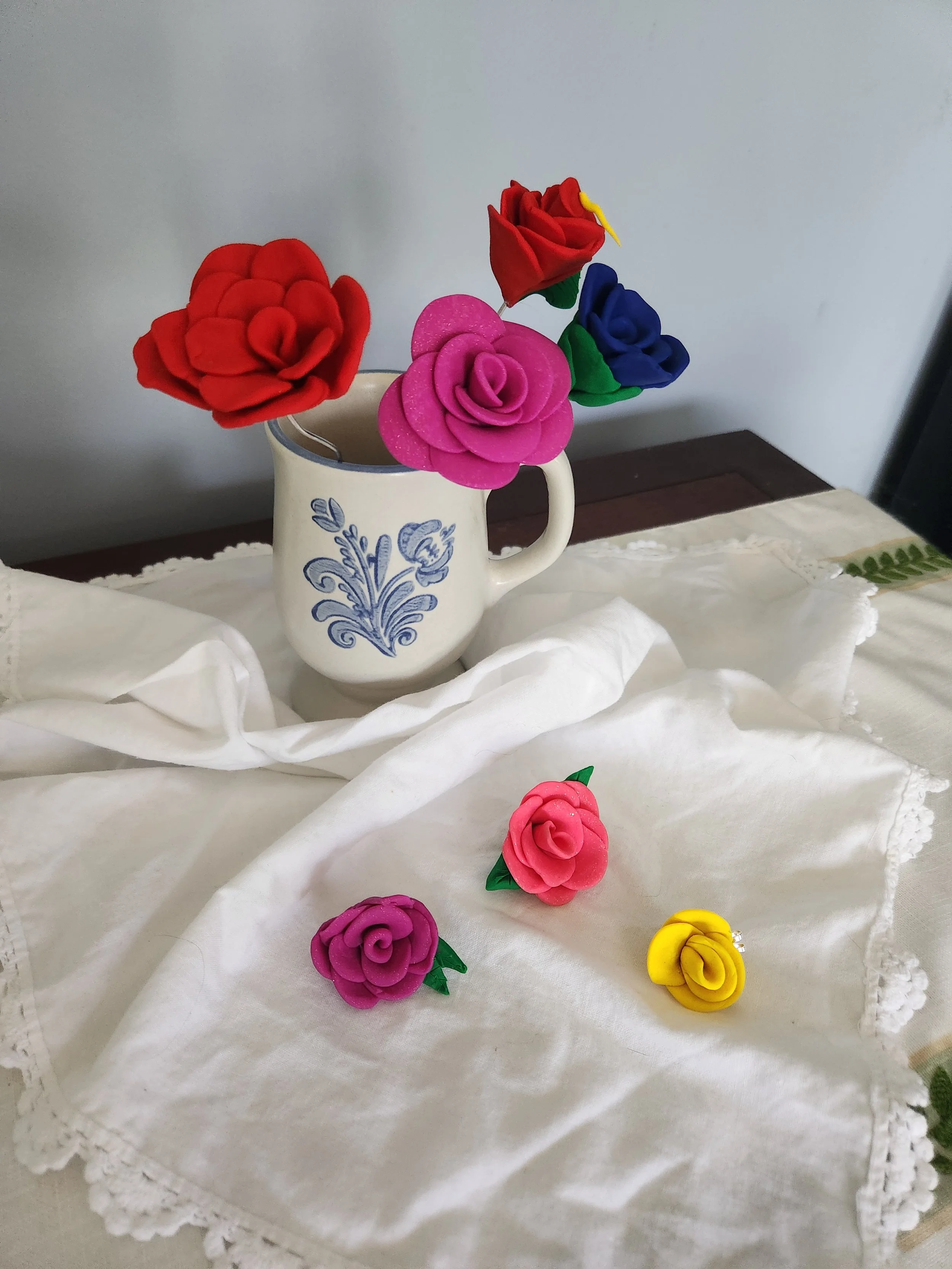 Polymer Clay Roses- Saturday 4/25