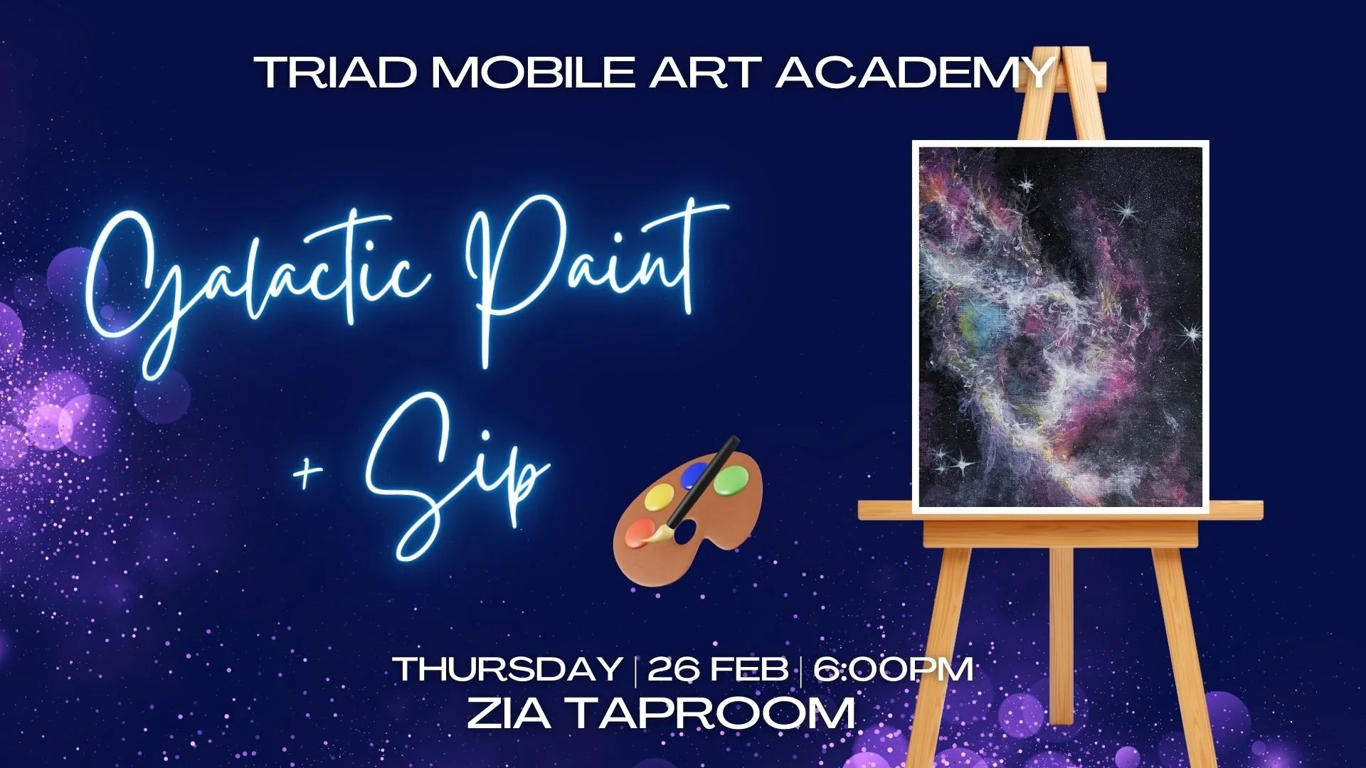 Galactic Paint and Sip