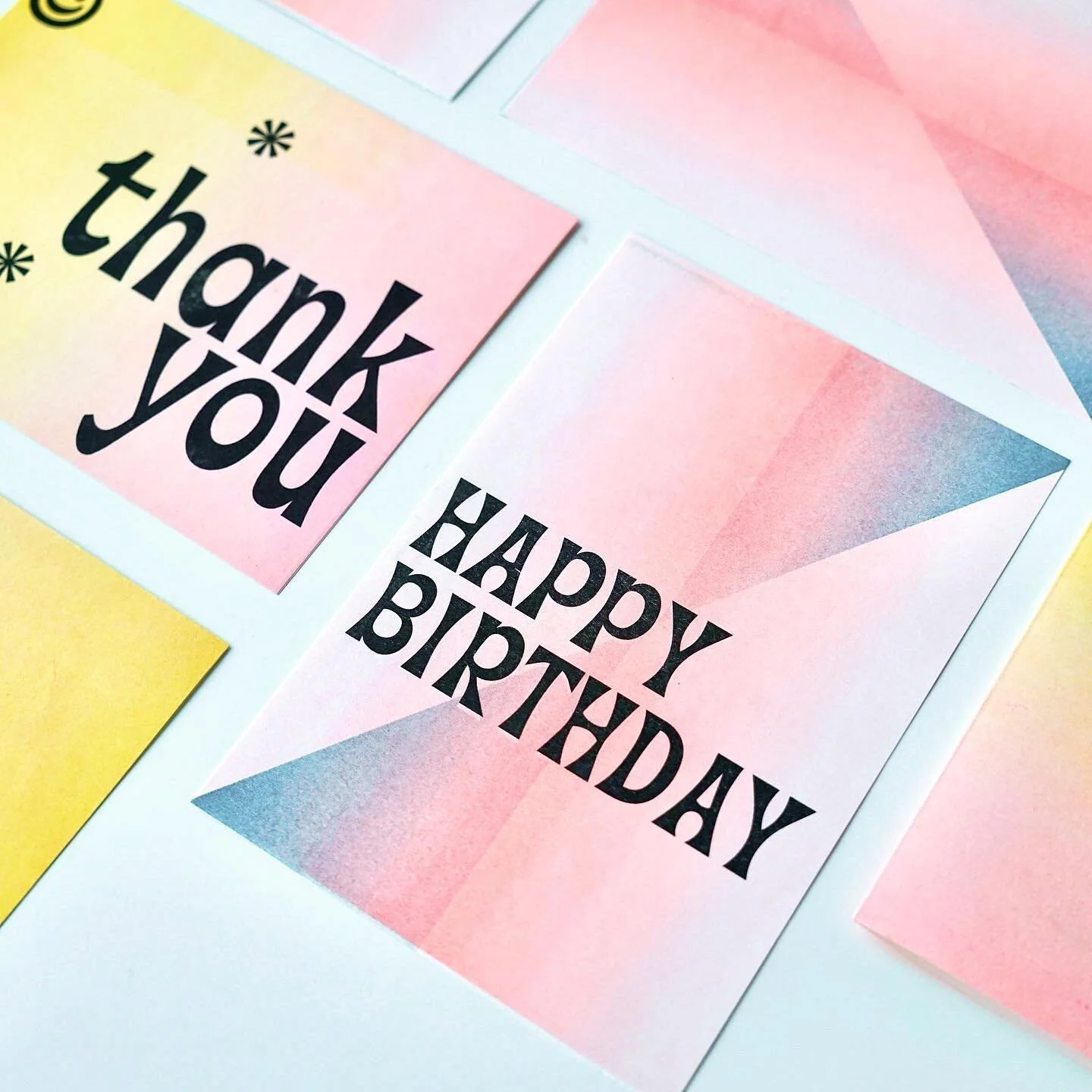 risograph greeting cards!