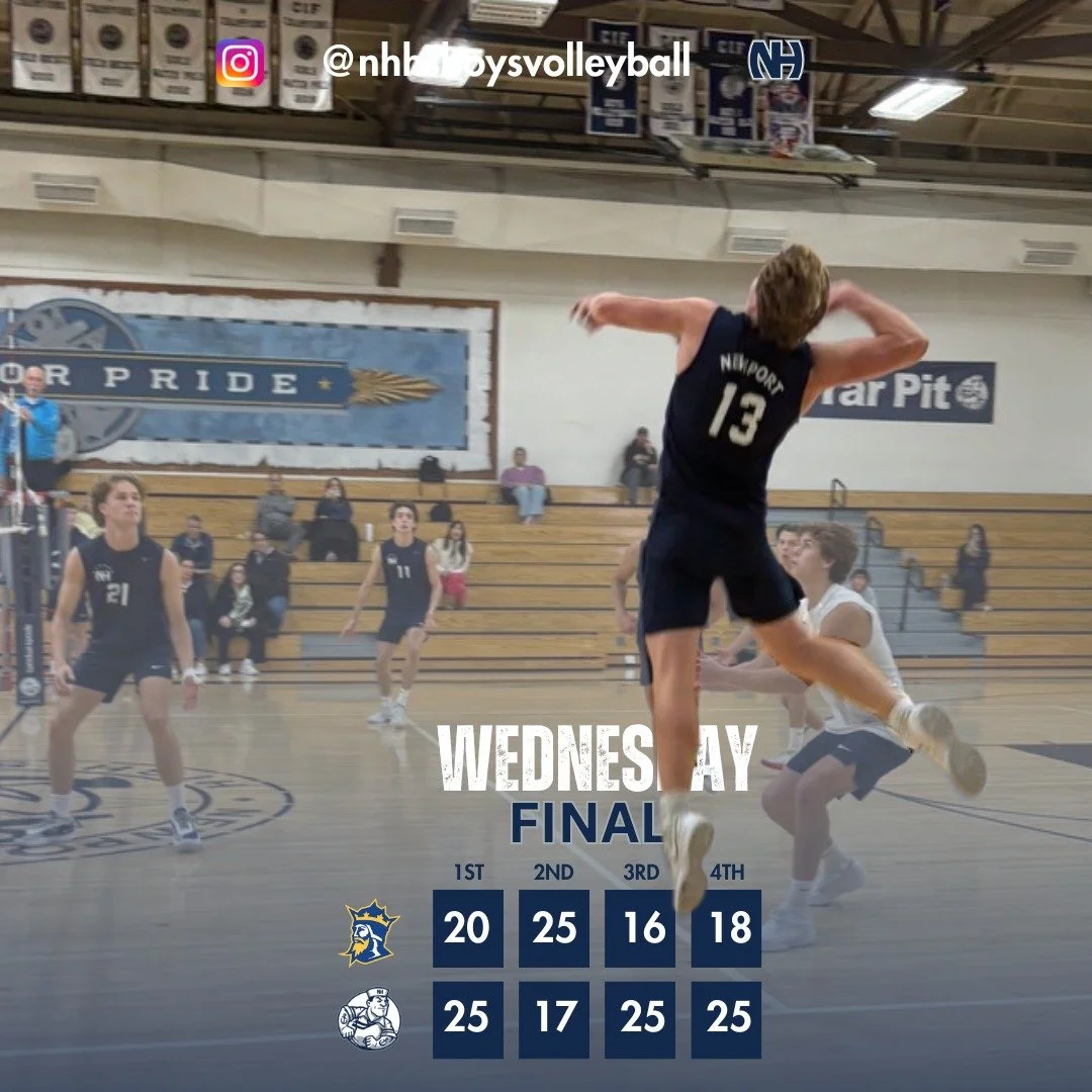 Yesterday, the boys had another program sweep over Fountain Valley. FS and JV won 2-0, while the varsity won 3-1, retaining third place in the Sunset League. The boys will hit the road on Friday to take on Los Alamitos. Go, Sailors!