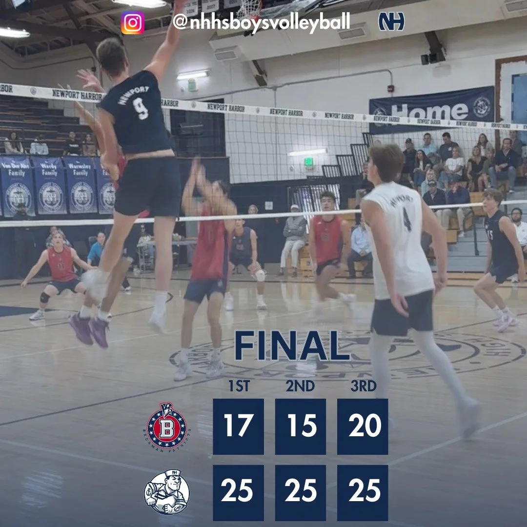 🧹 The Sailors with the program sweep last night; 𝗙𝗦 2-1, 𝗝𝗩 2-1, and 𝗩𝗮𝗿𝘀𝗶𝘁𝘆 3-0 over 6th-ranked Beckman. The FS is now ▸25-7 overall and 10-1 in league play. JV is 22-5 overall and 9-2 in league. Varsity is now 18-9 overall and 6-5 in th