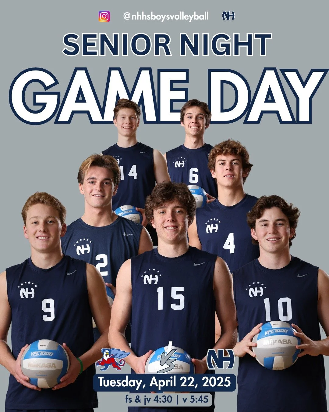 🚨 𝗦𝗲𝗻𝗶𝗼𝗿 𝗡𝗶𝗴𝗵𝘁! Tonight we celebrate our '25 Seniors! This is the final match of the season as we take on Sunset League opponent Los Al. CIF draw &amp; pairings come out this weekend for varsity. Our f/s (10-1) and jv (9-2) teams look to 