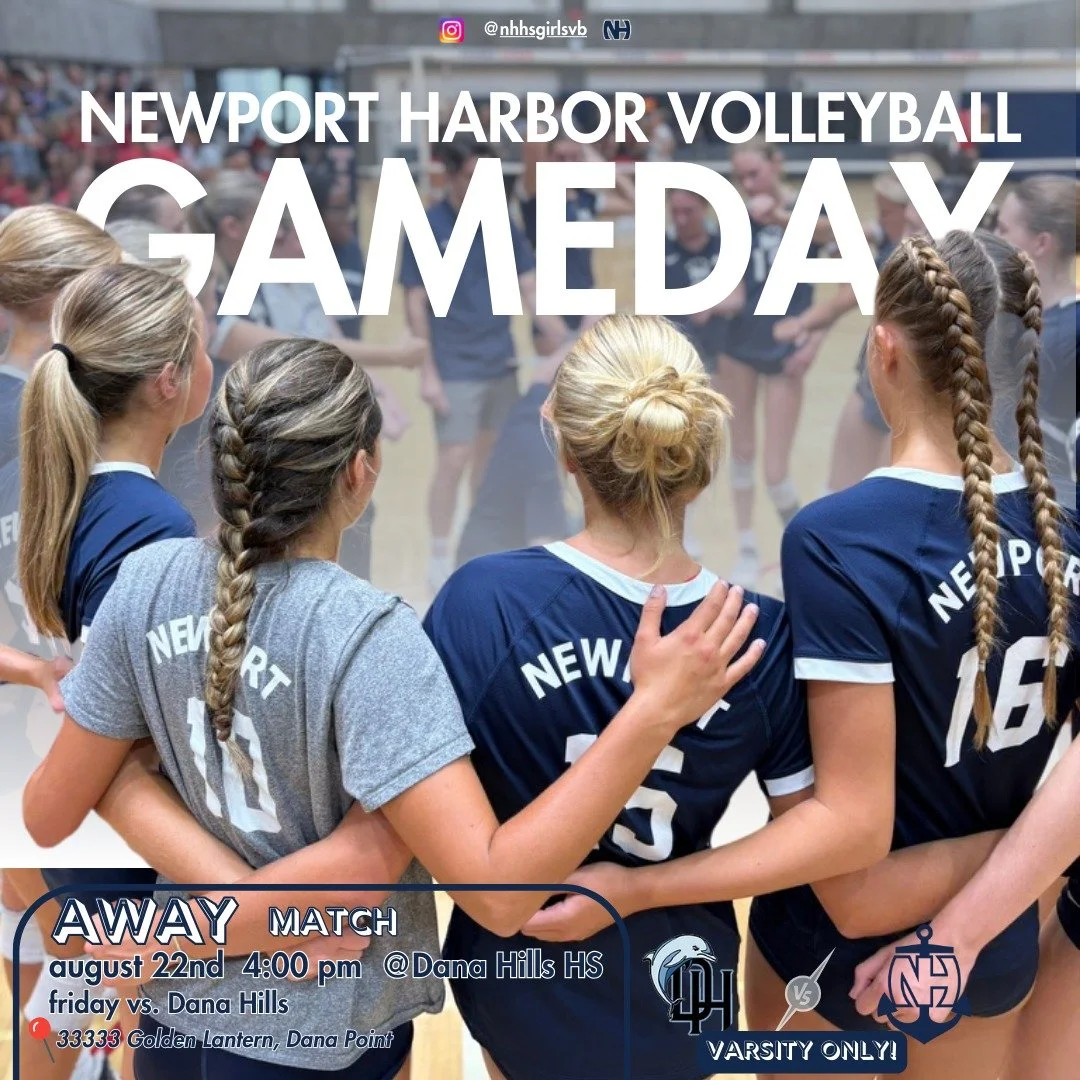 🚨 𝗠𝗶𝗻𝗼𝗿 𝘀𝗰𝗵𝗲𝗱𝘂𝗹𝗲 𝗰𝗵𝗮𝗻𝗴𝗲 𝗳𝗼𝗿 𝗙𝗿𝗶𝗱𝗮𝘆 🚨

Only the varsity team is traveling to Dana Hills on Friday - match time is now 𝟰 𝗣𝗠. Frosh/Soph will be playing at 𝗛𝗢𝗠𝗘! 𝙏𝙝𝙚 𝙅𝙑 𝙜𝙖𝙢𝙚 𝙝𝙖𝙨 𝙗𝙚𝙚𝙣 𝙘𝙖𝙣𝙘𝙚𝙡𝙚𝙙.