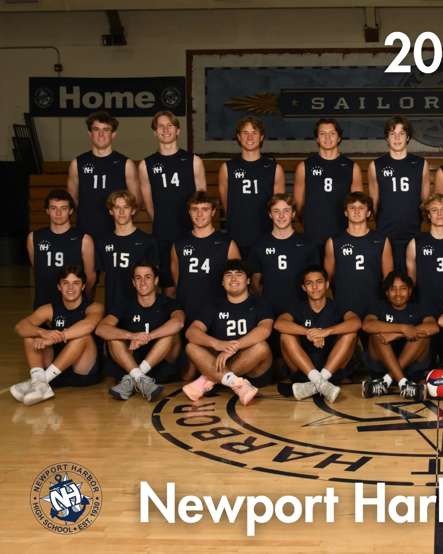 Introducing the 2026 Newport Harbor Boys Volleyball Team! ⚓️ Meet your 2026 Sailors! 🏐 Our season is underway! Mark your calendars and watch some boys' volleyball! ⚓️⤵️ 🇺🇸