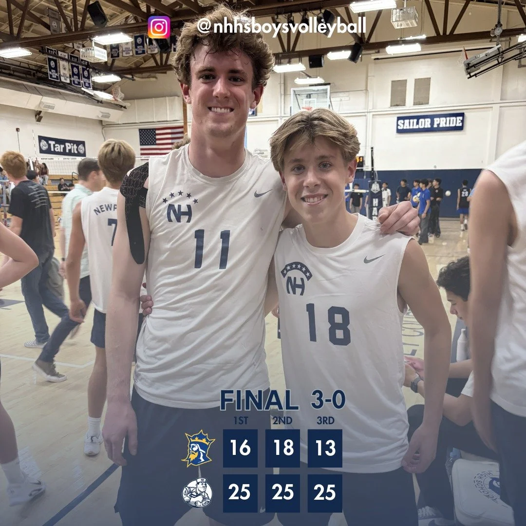 All smiles today! The Sailors sweep the Barons to move to 4-2 in the Sunset League. Our frosh/soph is now 6-0 in league!