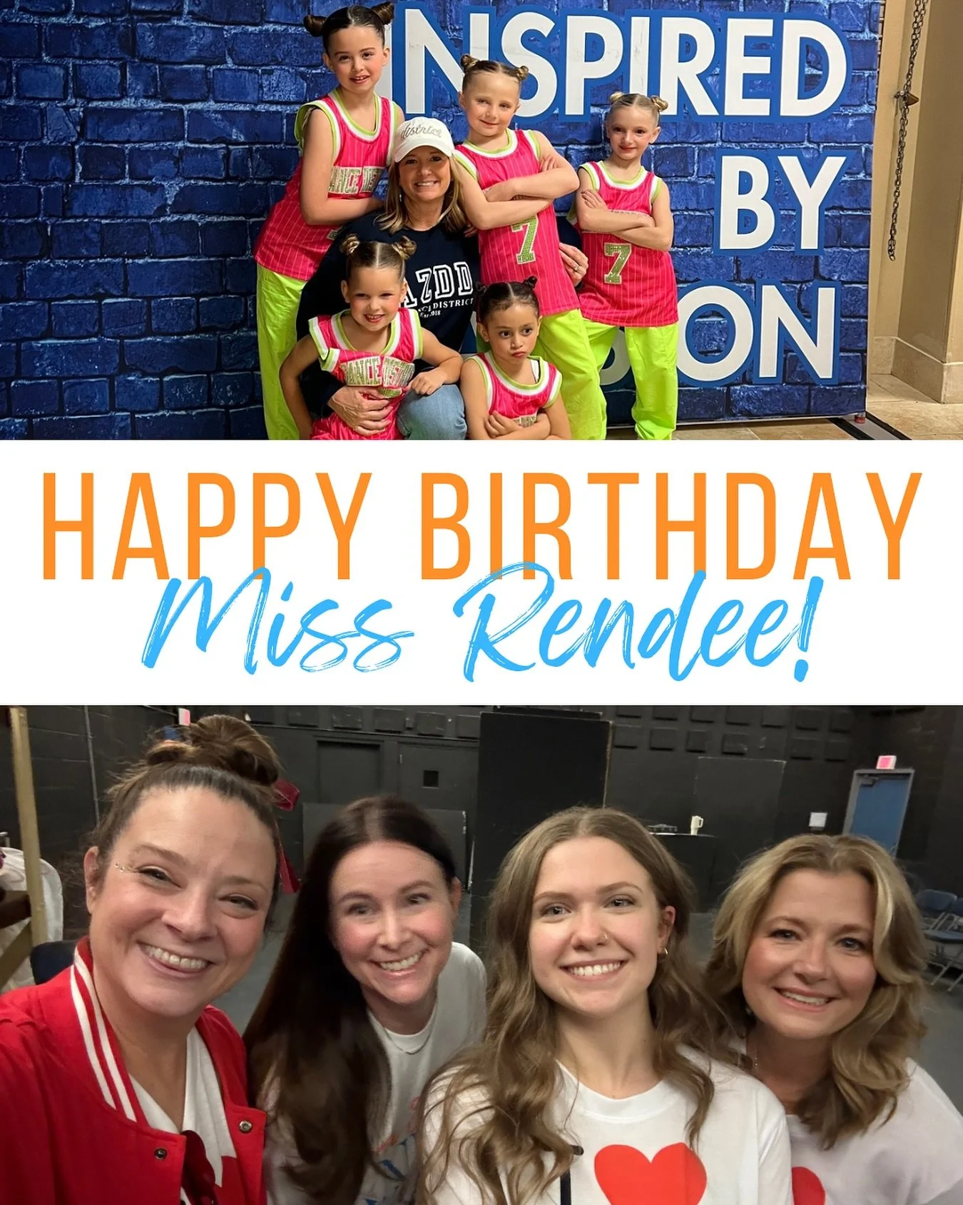 🎉✨ Happiest of birthdays to our amazing Miss Rendee! ✨🎉 Thank you for sharing your passion, love for dance, and heart with all of us at AZ Dance District. We&rsquo;re so grateful for you today and every day- have the best year yet! 🩵🧡💃