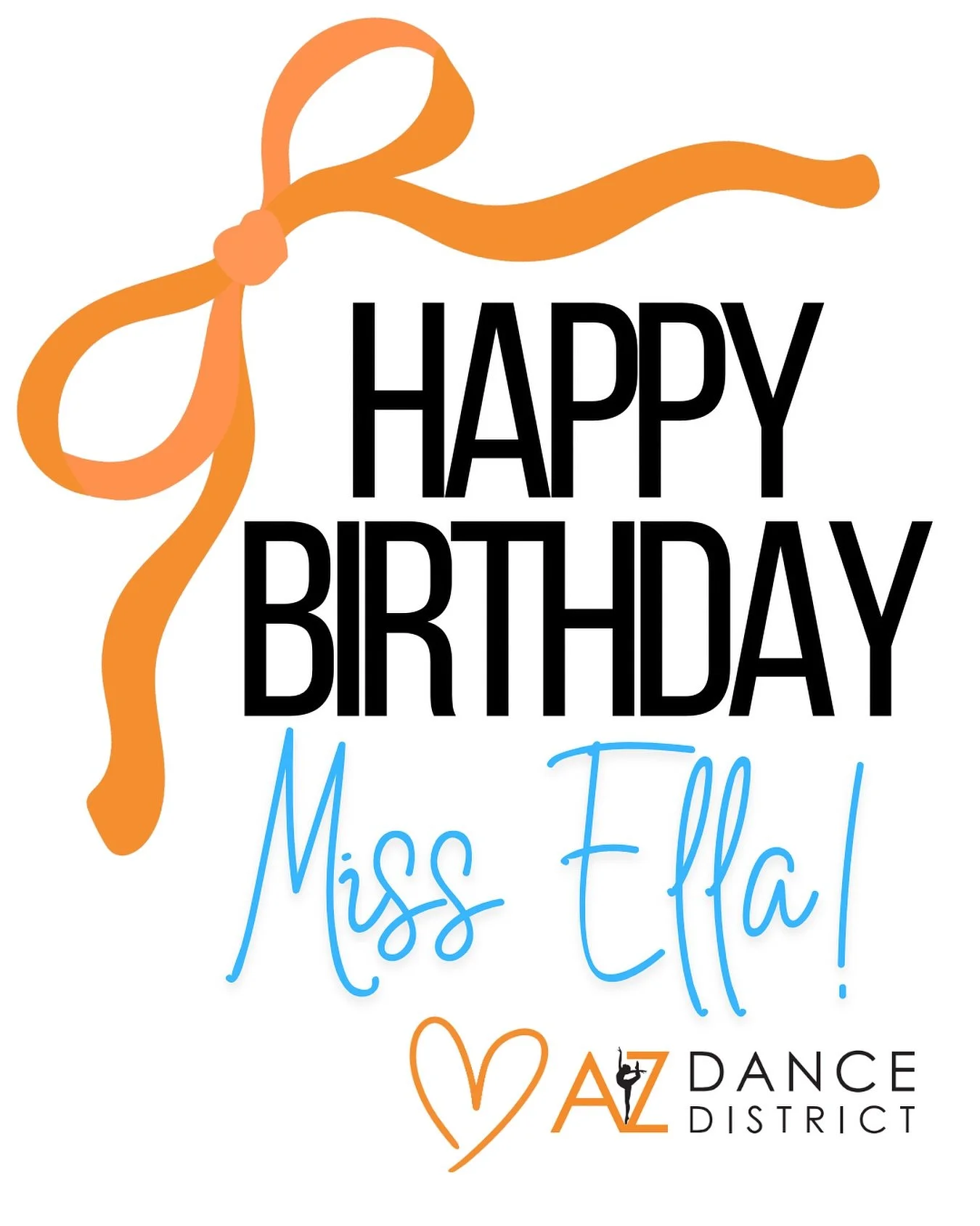 🎉 Happy Birthday to our amazing Miss Ella! ✨
She&rsquo;s the bright, smiley face that keeps AZ Dance District running smoothly and always brings the best energy into the studio! From her smile that welcomes you in, to the confidence she instills in 