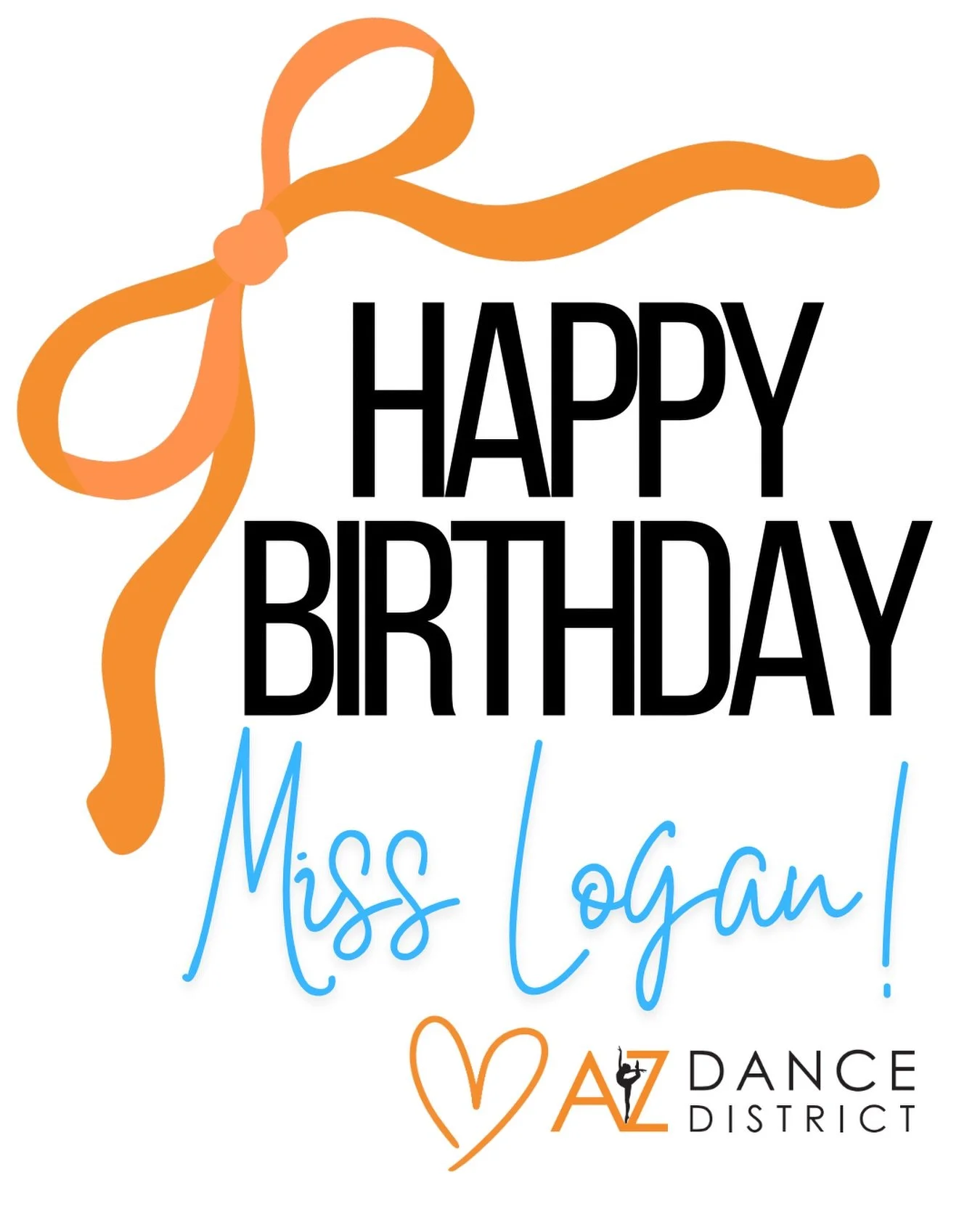 Happy Birthday, Miss Logan! 🎉💙

We are so lucky to have you at the studio! Your sweetness, creativity, and passion shine through in everything you do, and your ability to share your love for dance inspires everyone around you. Thank you for bringin