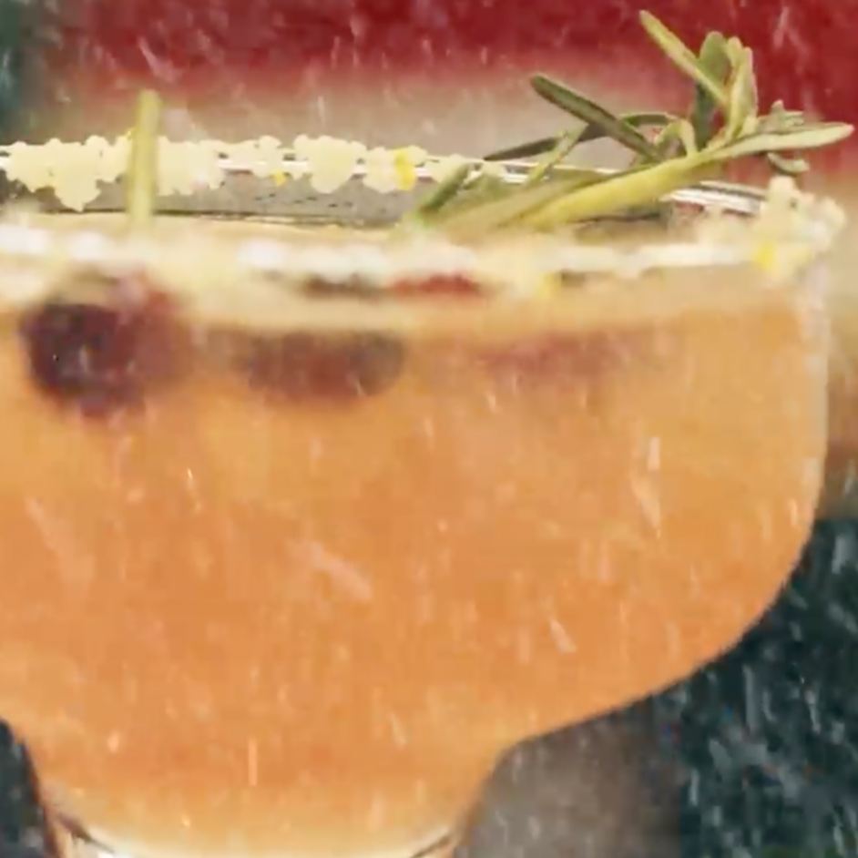 Holiday Champagne Spritz 