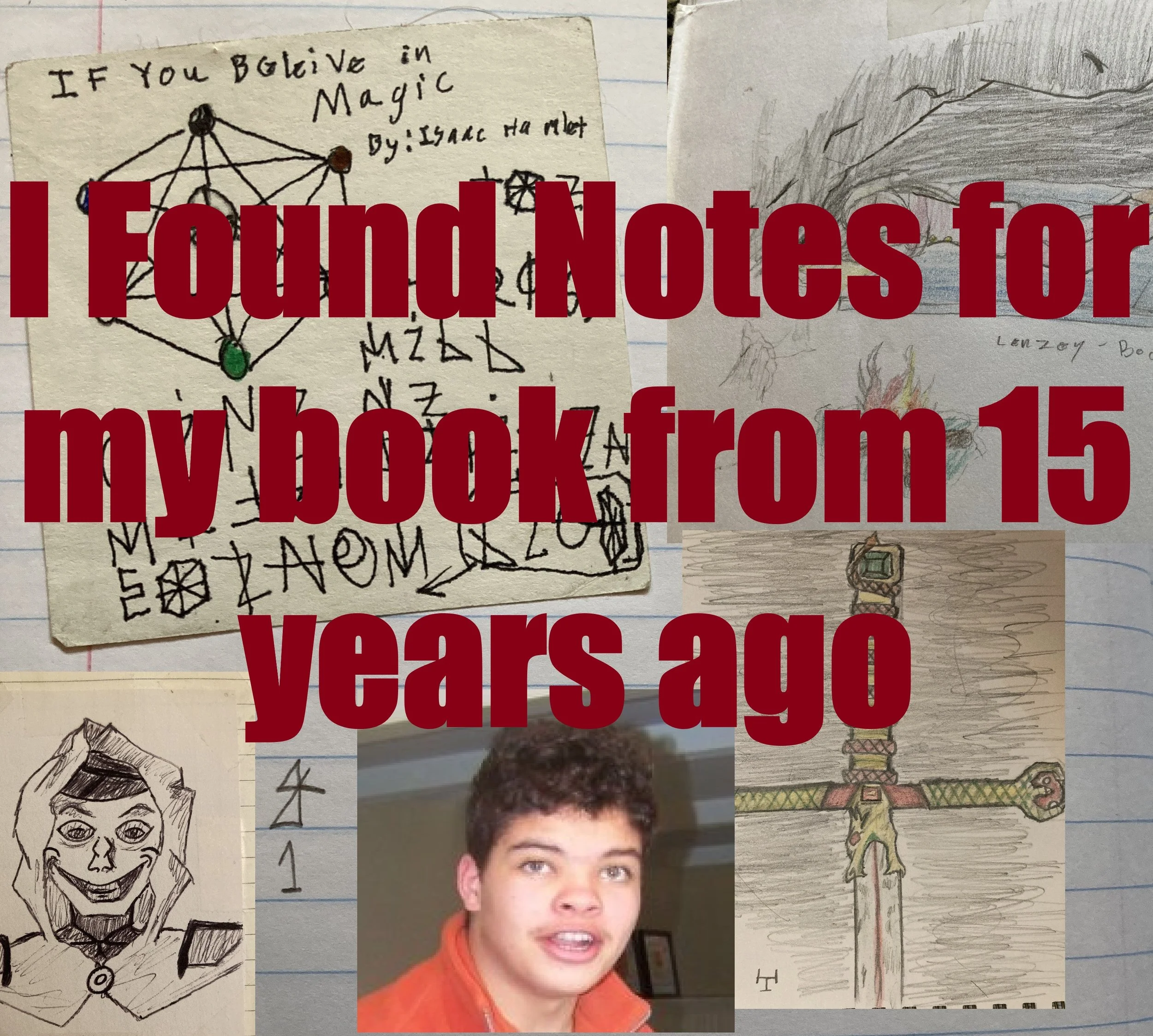 My car broke, then I found notes from 15 years ago for my next book