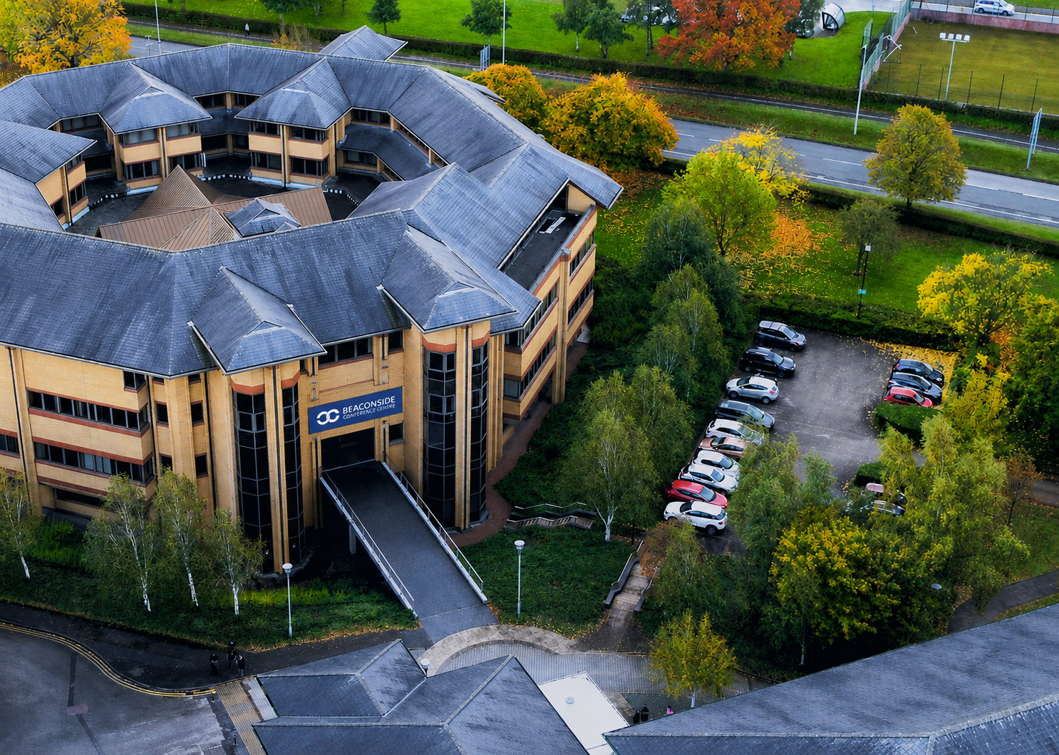 Front of Beaconside Conference and Events Centre
