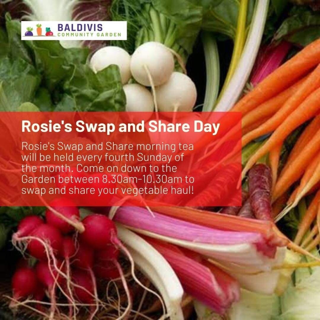 BCG member Rosie's Swap and Share Morning Tea will be held this Sunday between 8.30am and 10.30am.

Come on down and chat with like-minded community members who enjoy pottering around in the garden. Rosie can also assist you with BCG Membership and P
