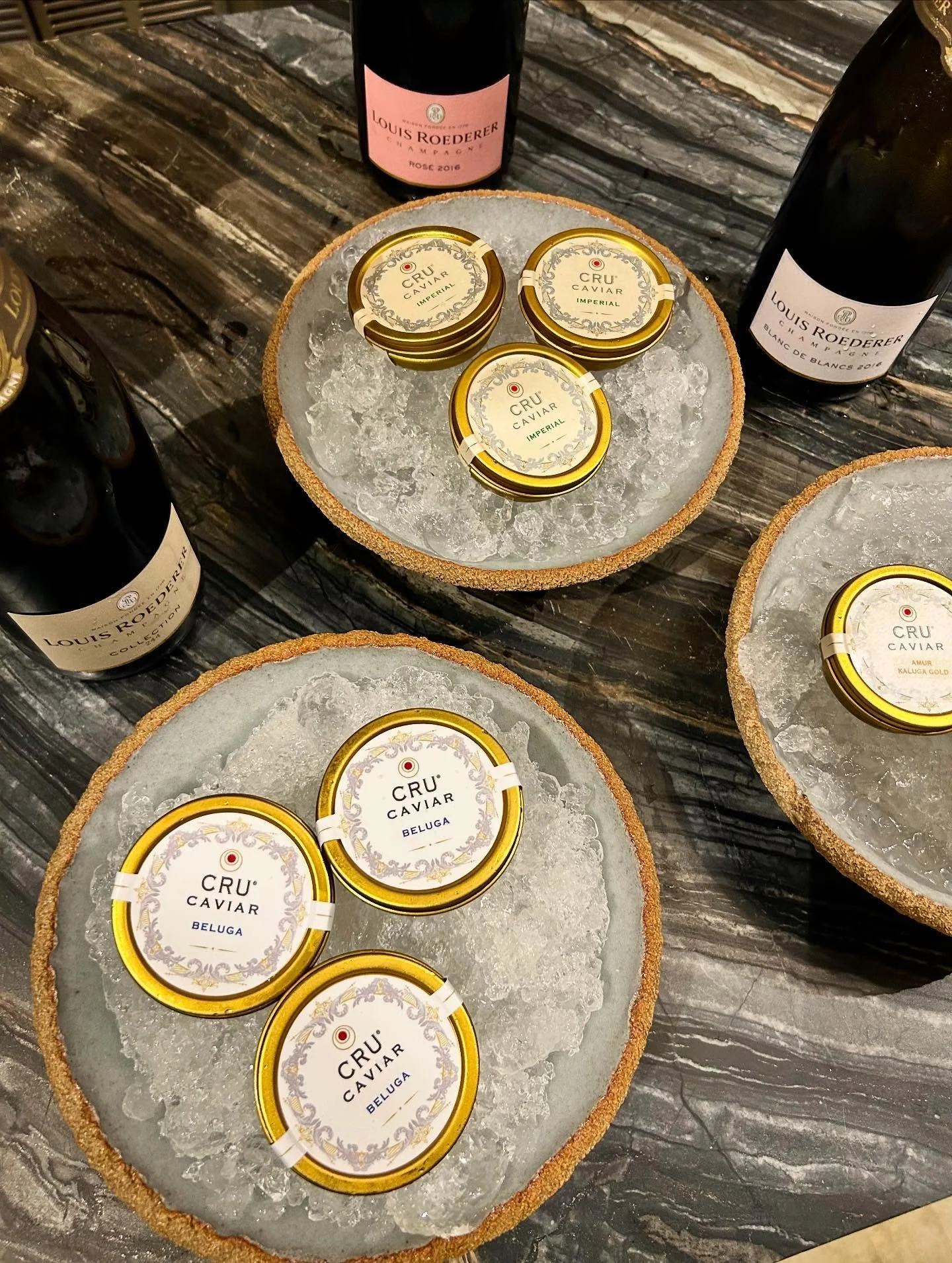 .
A celebration of timeless elegance ✨
Louis Roederer Champagnes and Cru Caviar in perfect harmony for an exclusive Champagne & Caviar soirée 🥂 
#TheTastingClub #Champagne #Caviar