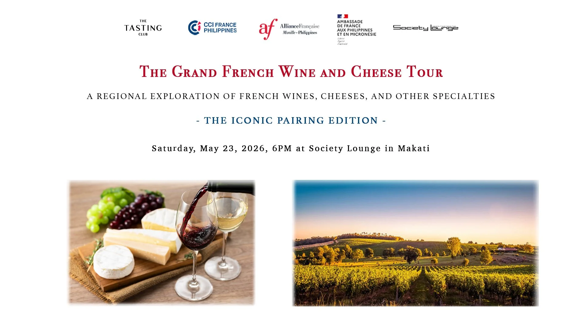 The Grand French Wine and Cheese Tour - The Iconic Pairing Edition
