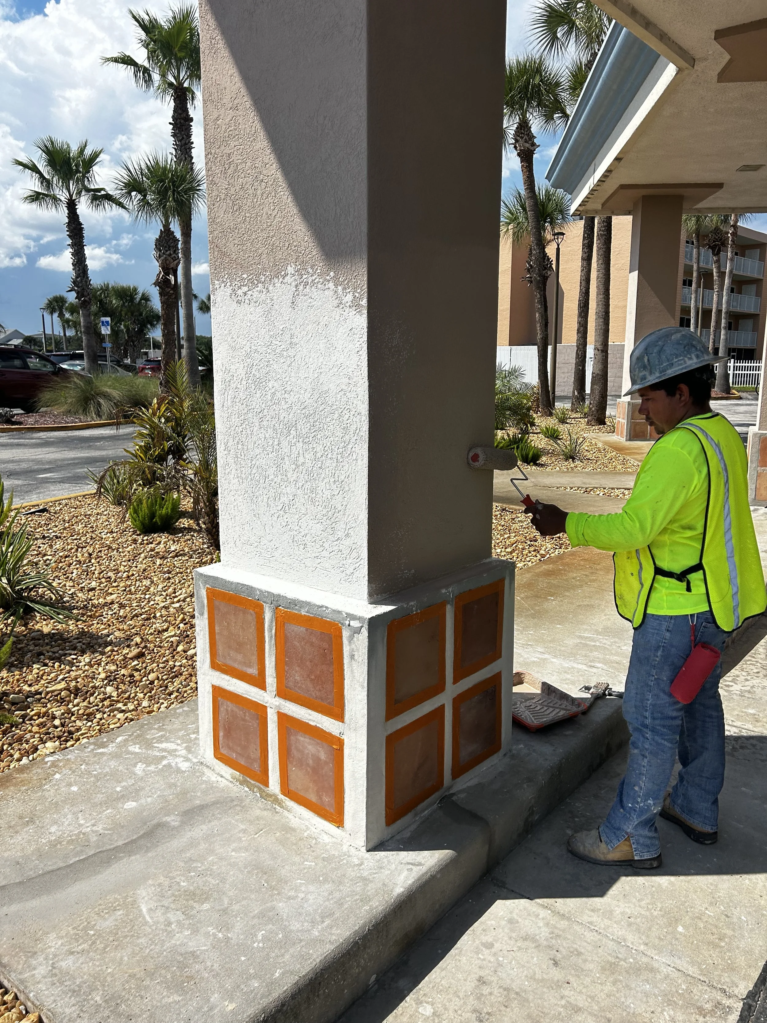 Structural repairs at The Beach Club in St Augustine for Milestone Report