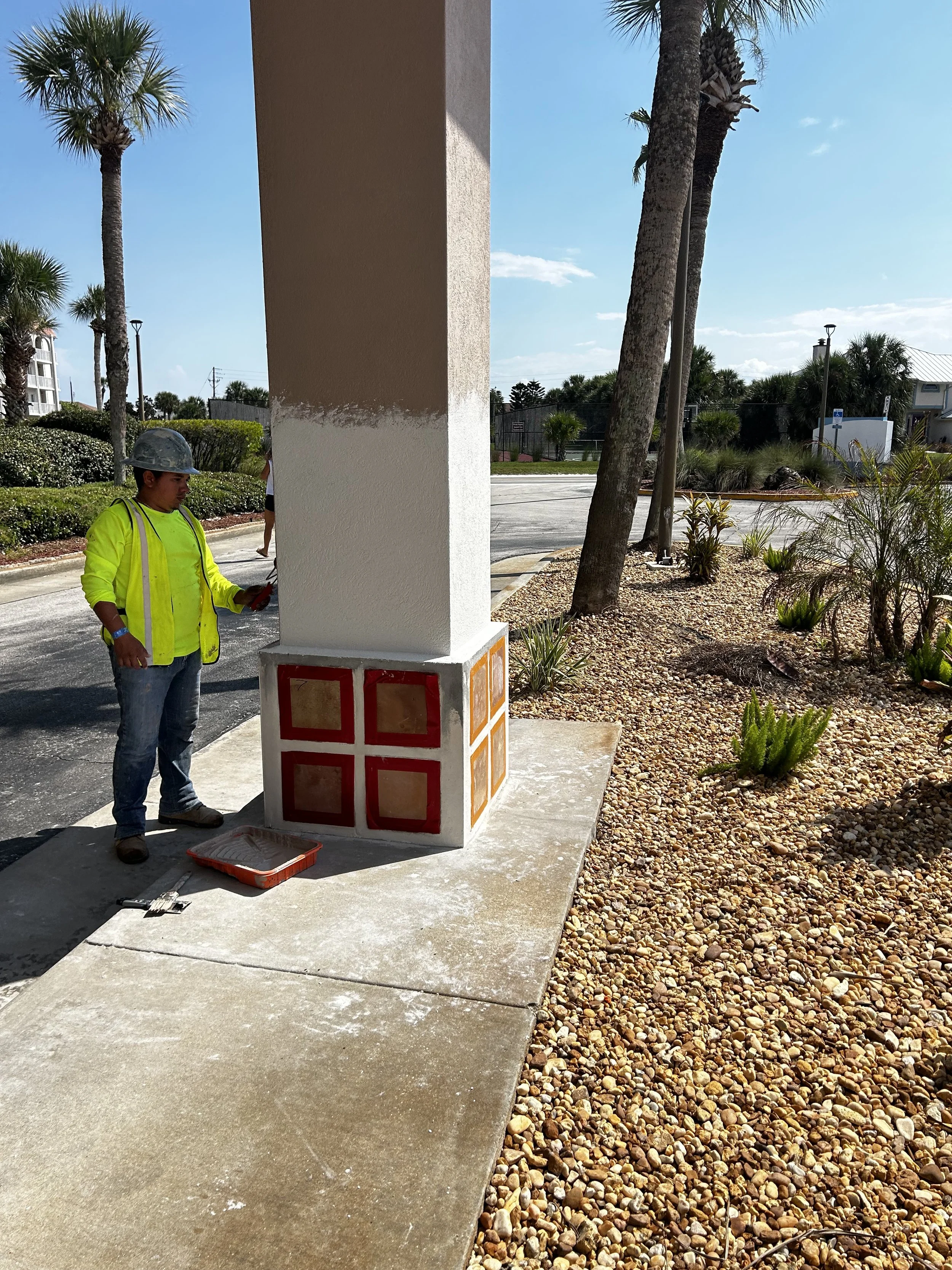 Structural repairs at The Beach Club in St Augustine for Milestone Report