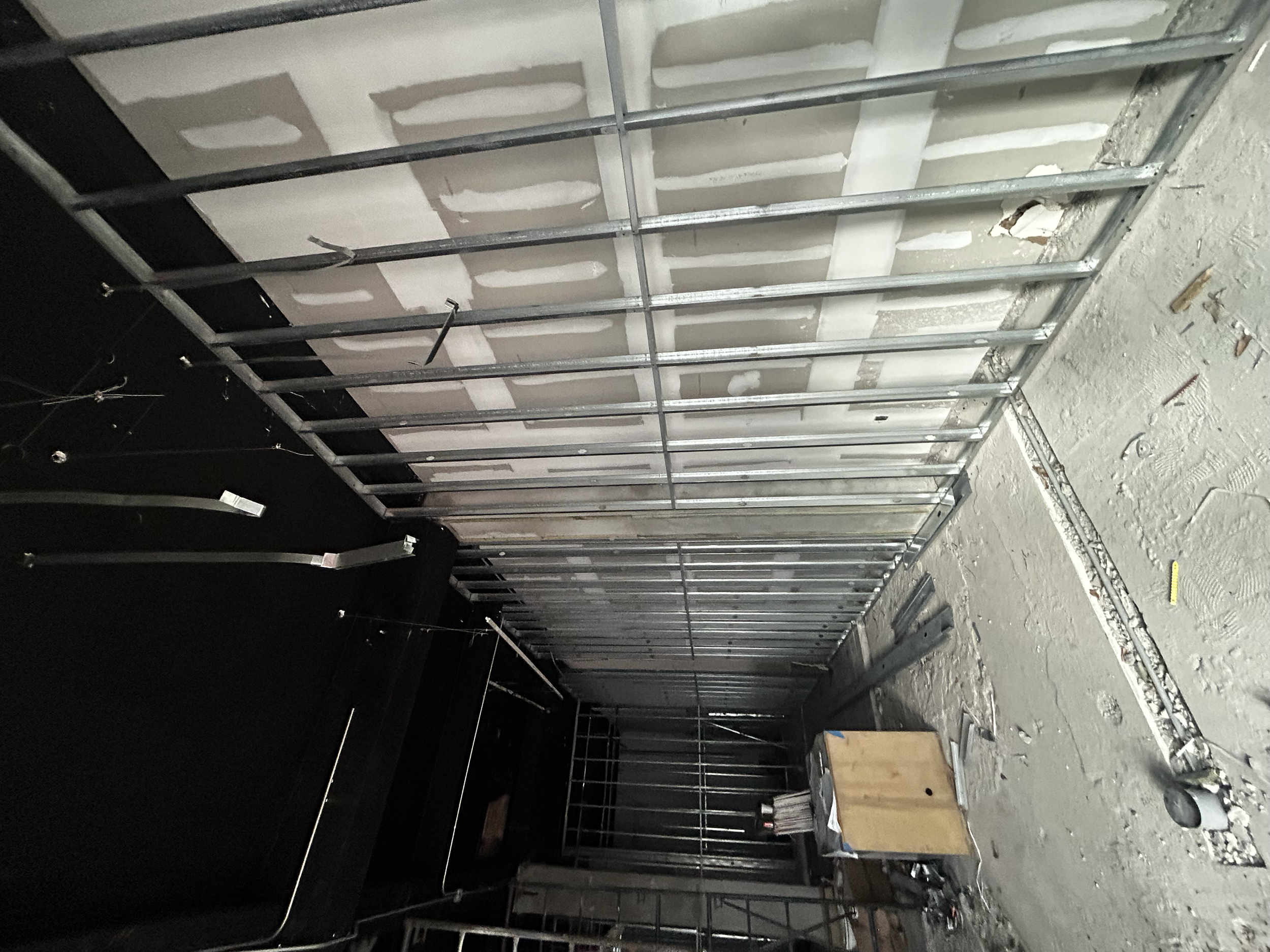 Frame work in AT&T on Collins Ave