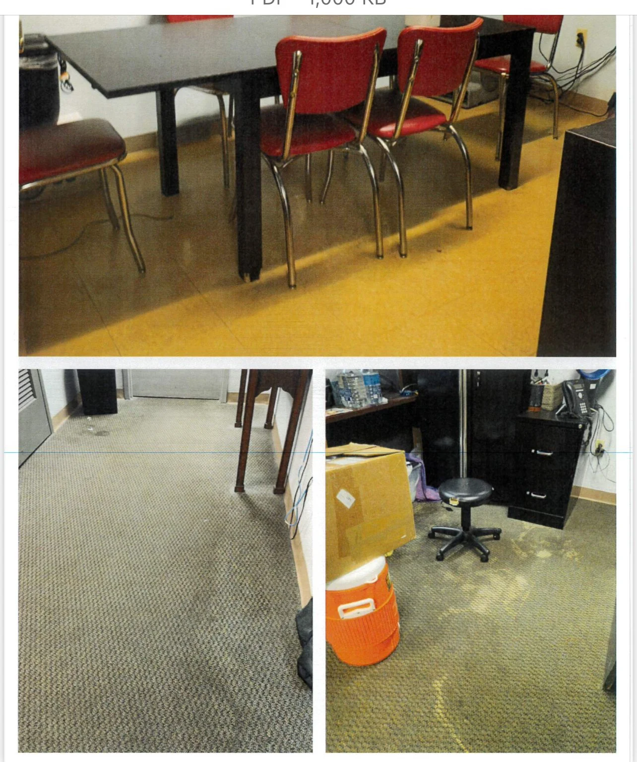 Before remodel in Miami Lakes Athletic Club office area
