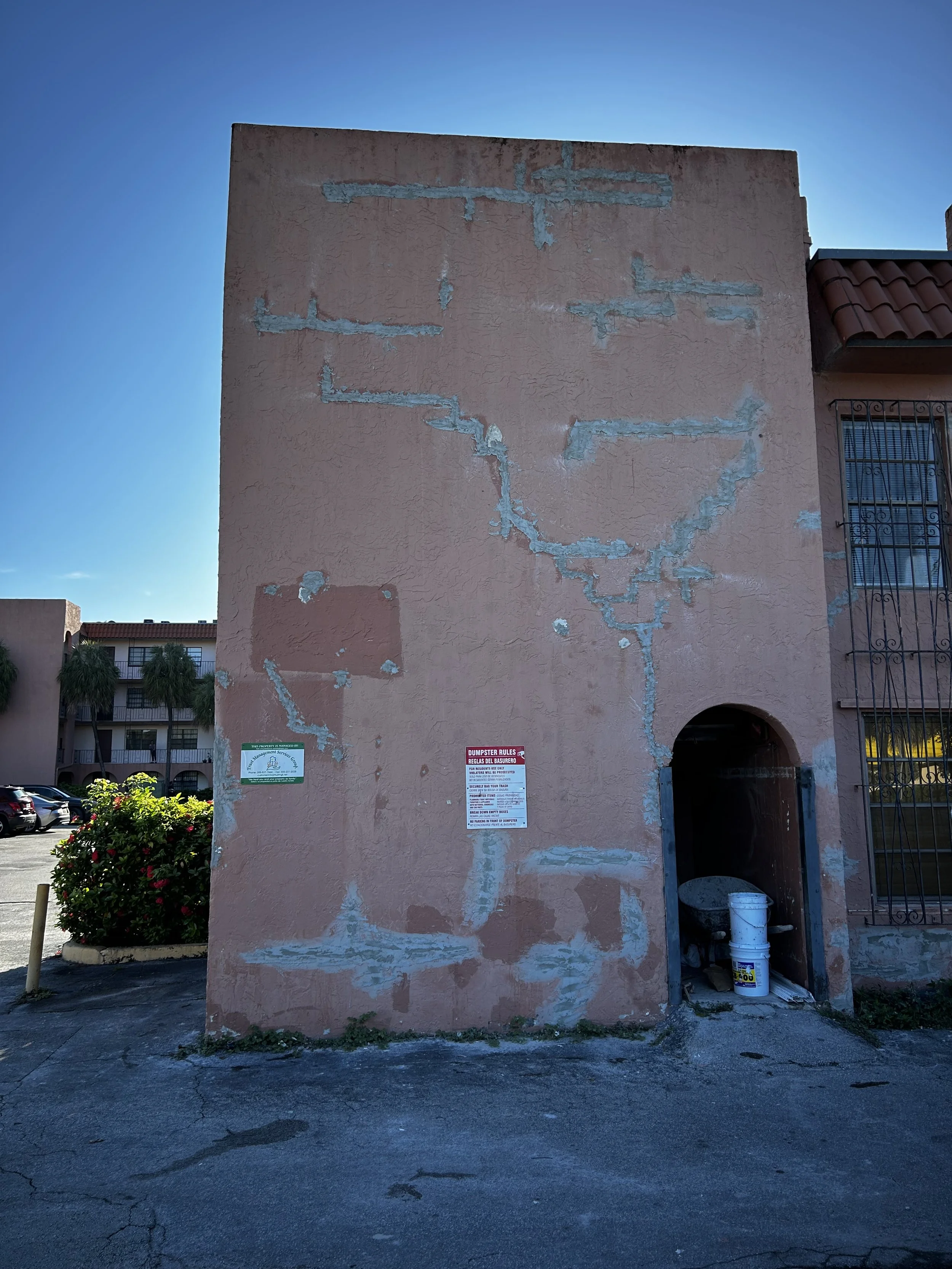 Structural repairs for 40-Year Recertification in Hialeah