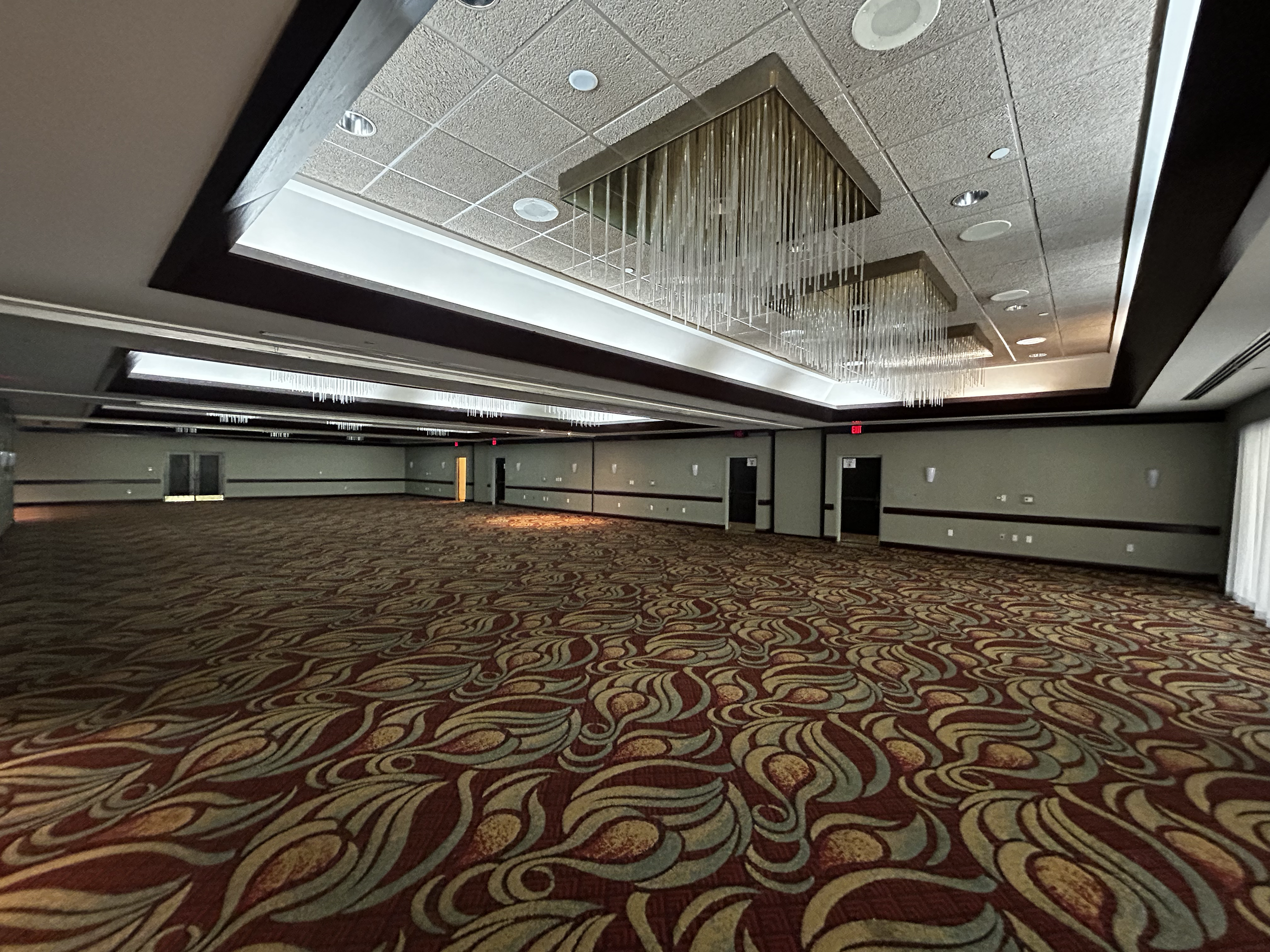 Before renovations in Miami Lakes Hotel Ballroom