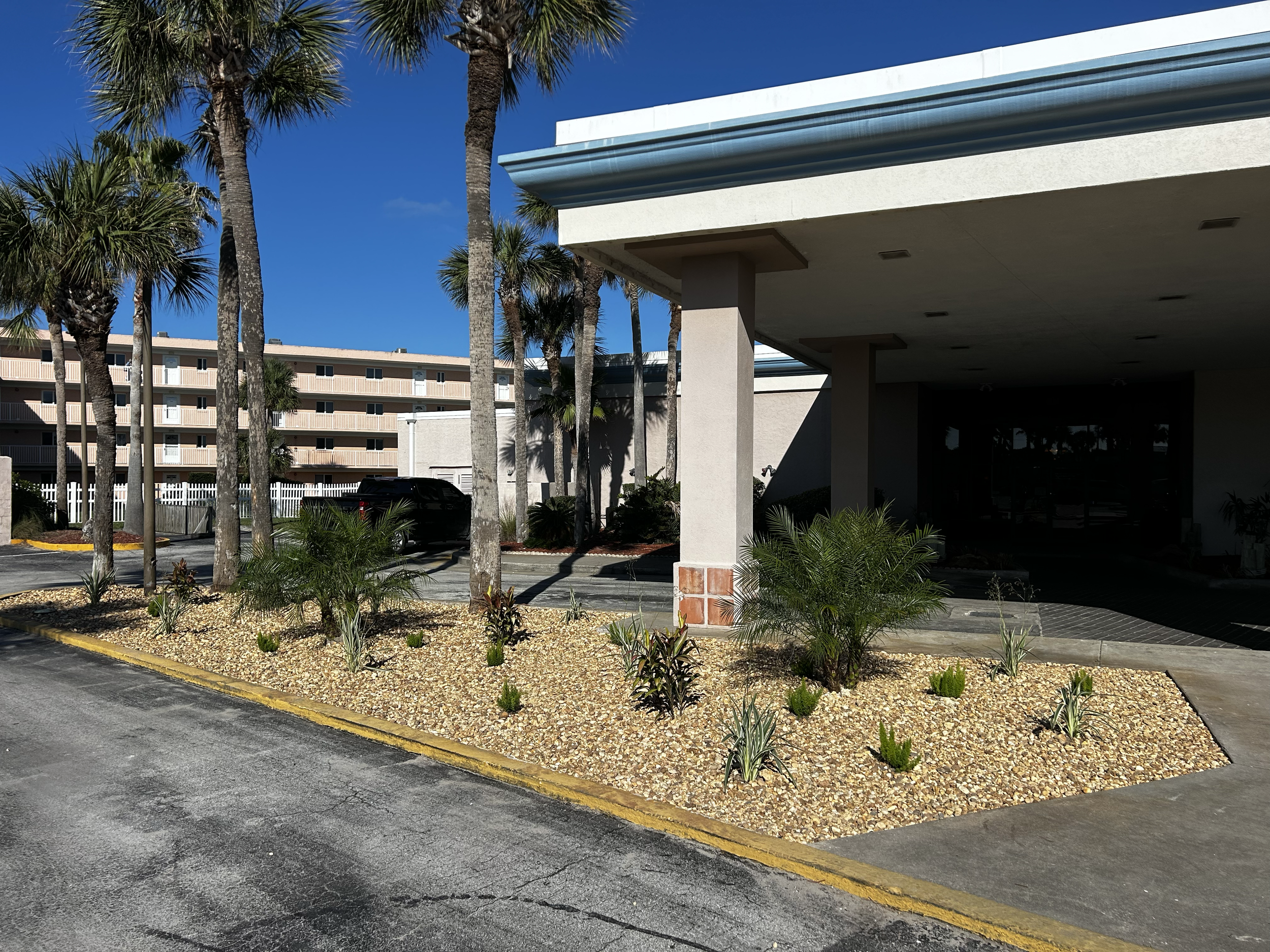 After of landscaping project in The Beach Club at St. Augustine