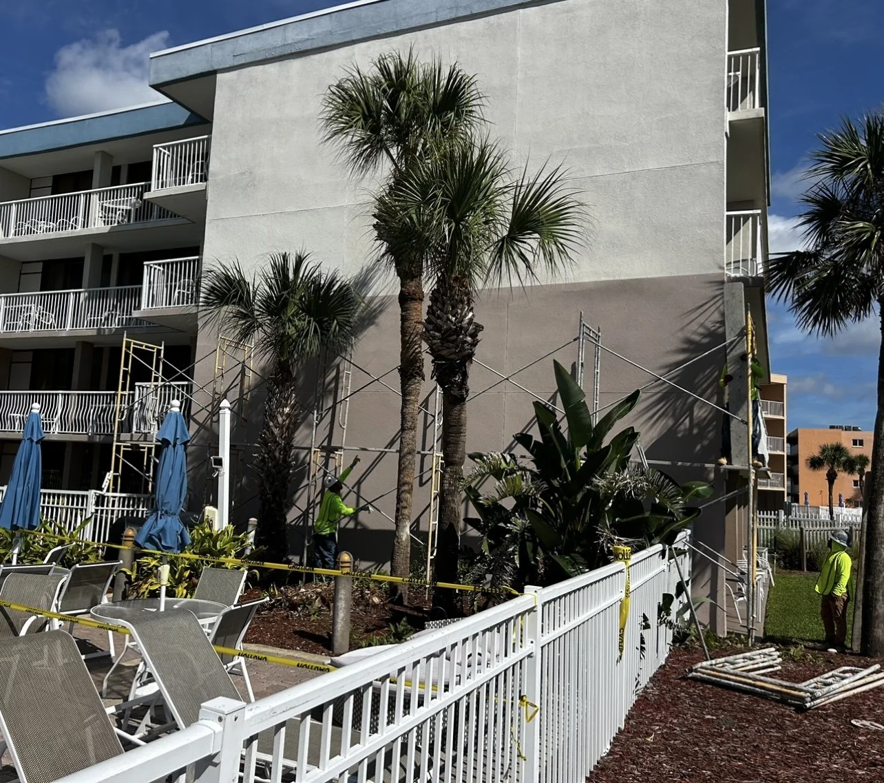 Structural repairs at The Beach Club in St Augustine for Milestone Report