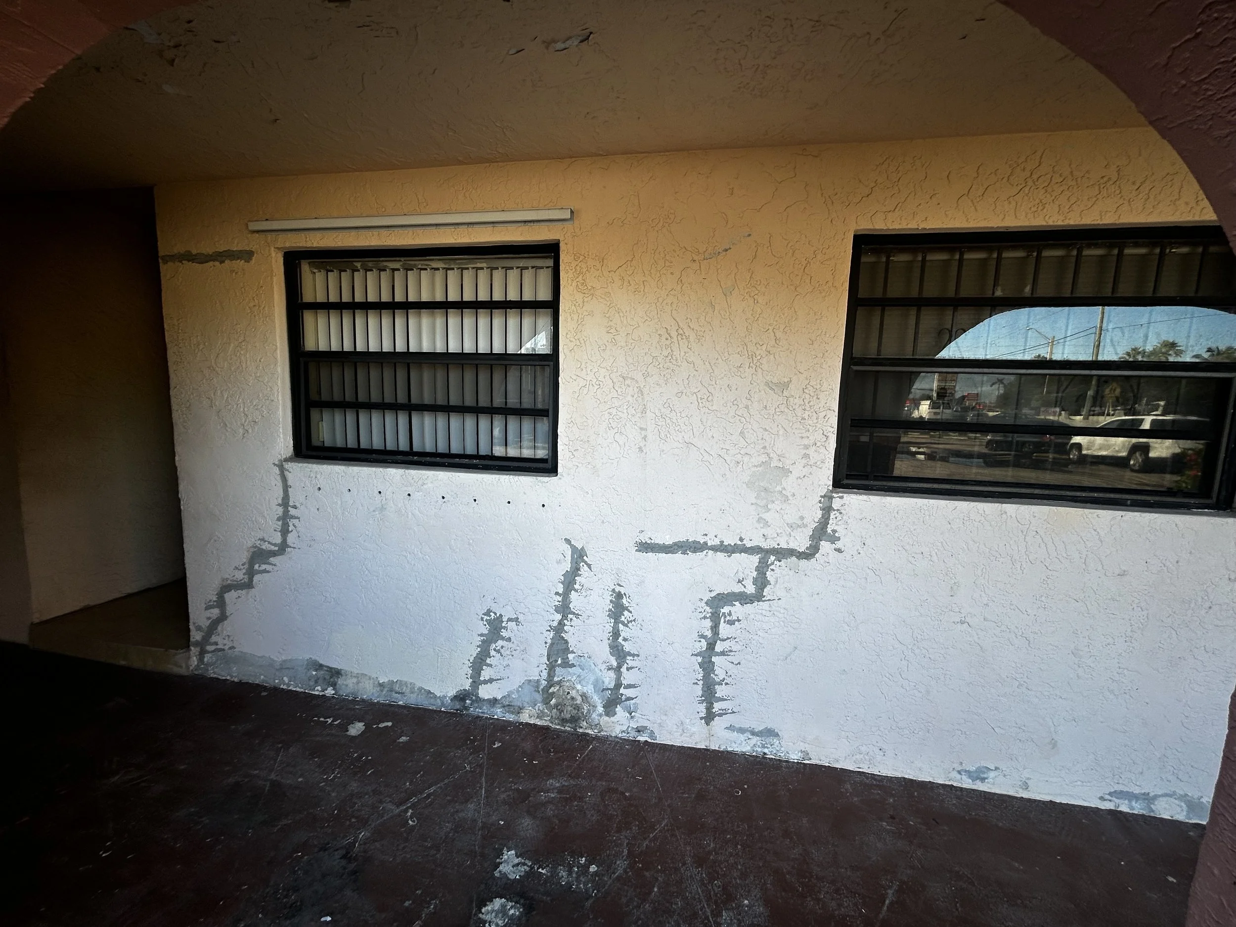 Structural repairs for 40-Year Recertification in Hialeah