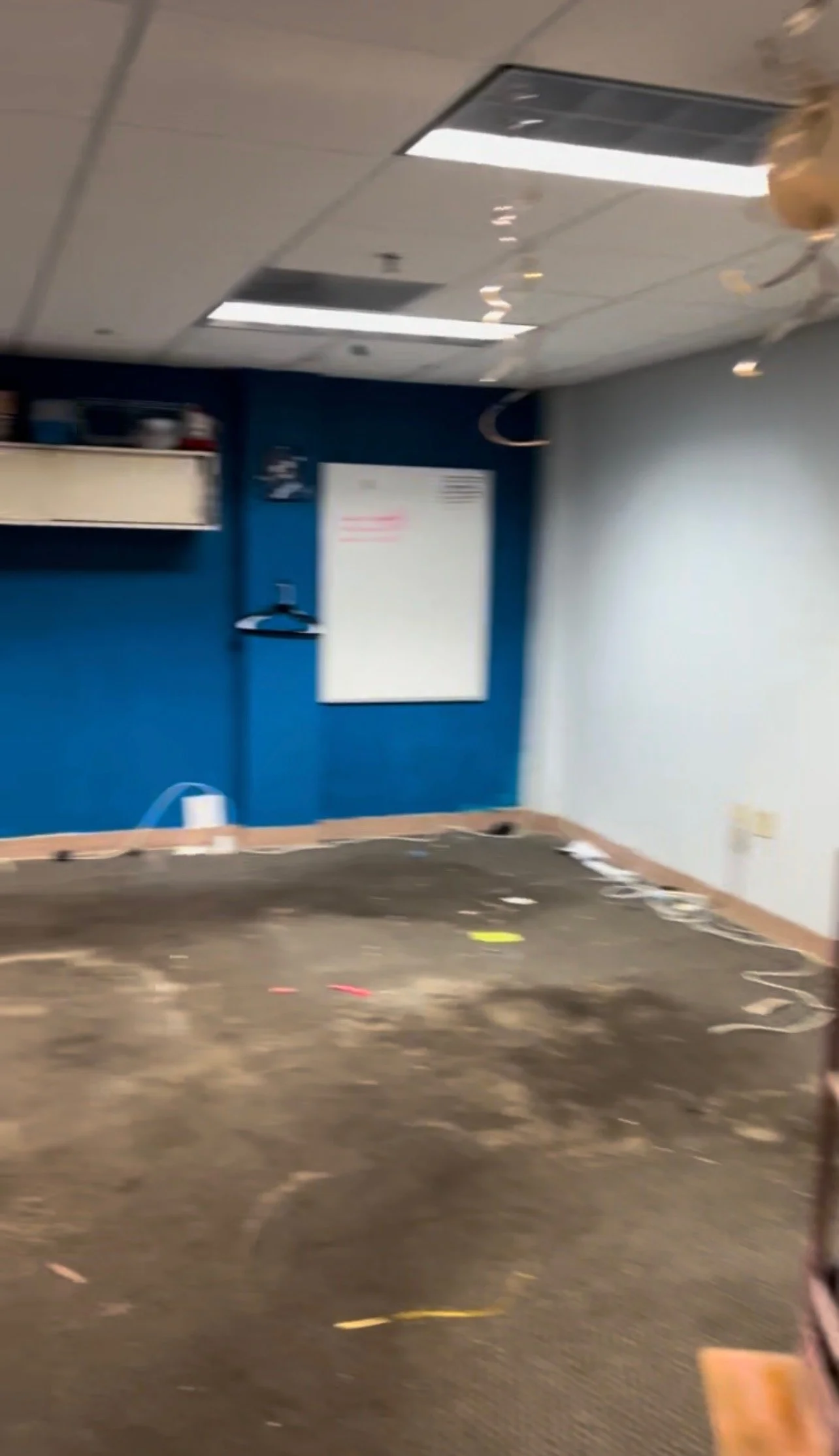 Before remodel in Miami Lakes Athletic Club office area