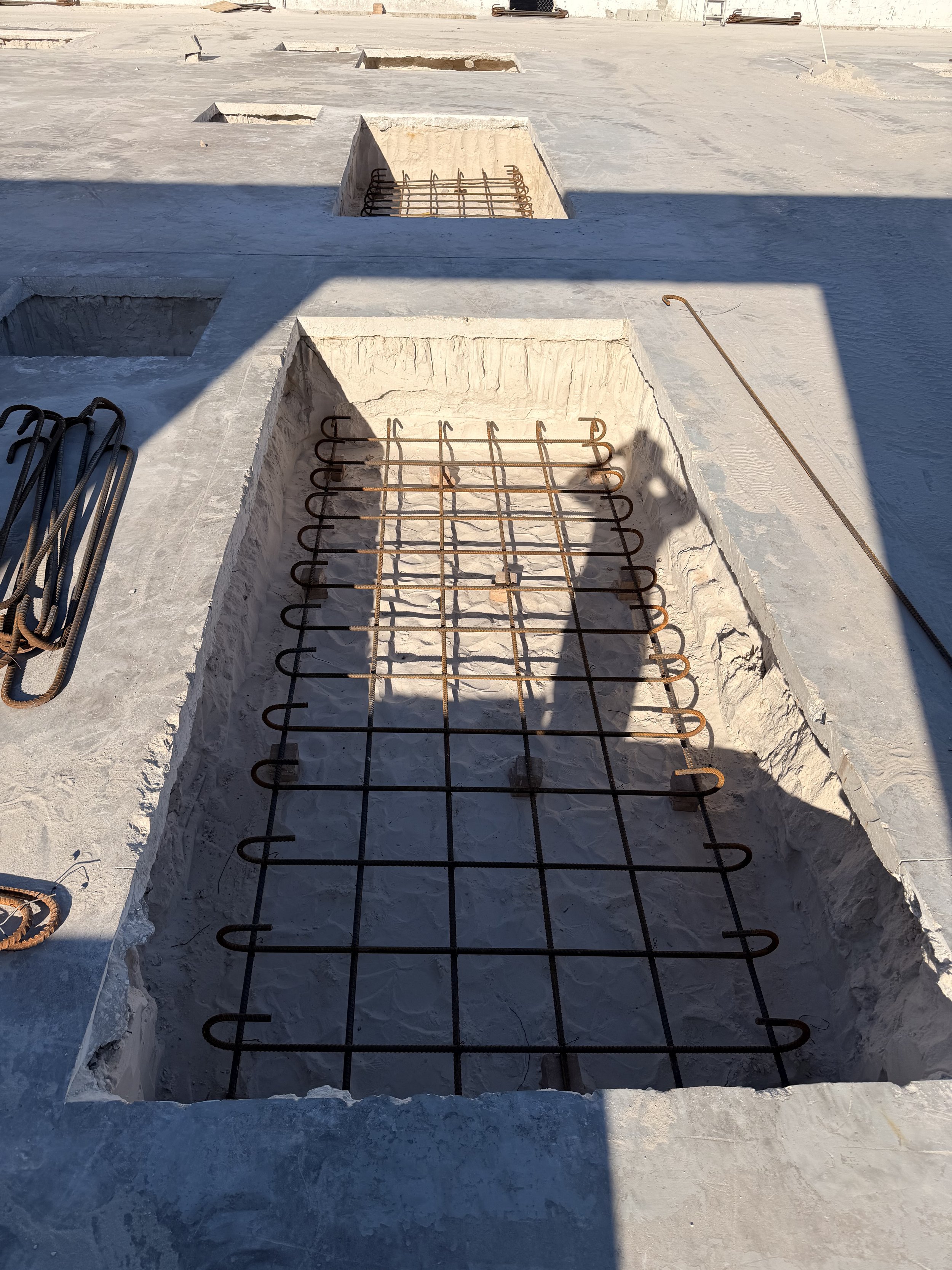 Structural work in progress new construction Data Center in Miami Gardens 