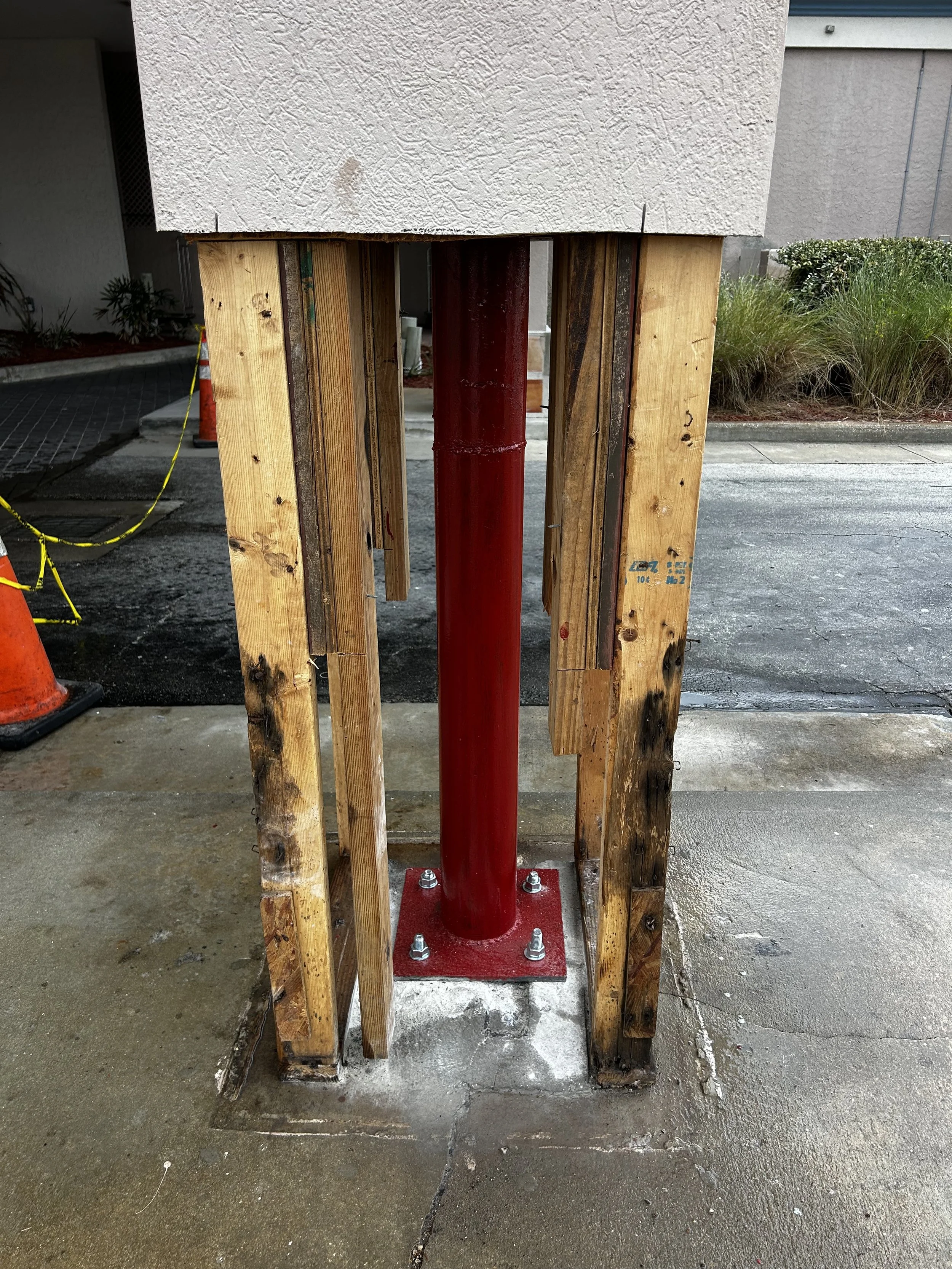 Structural repairs at The Beach Club in St Augustine for Milestone Report