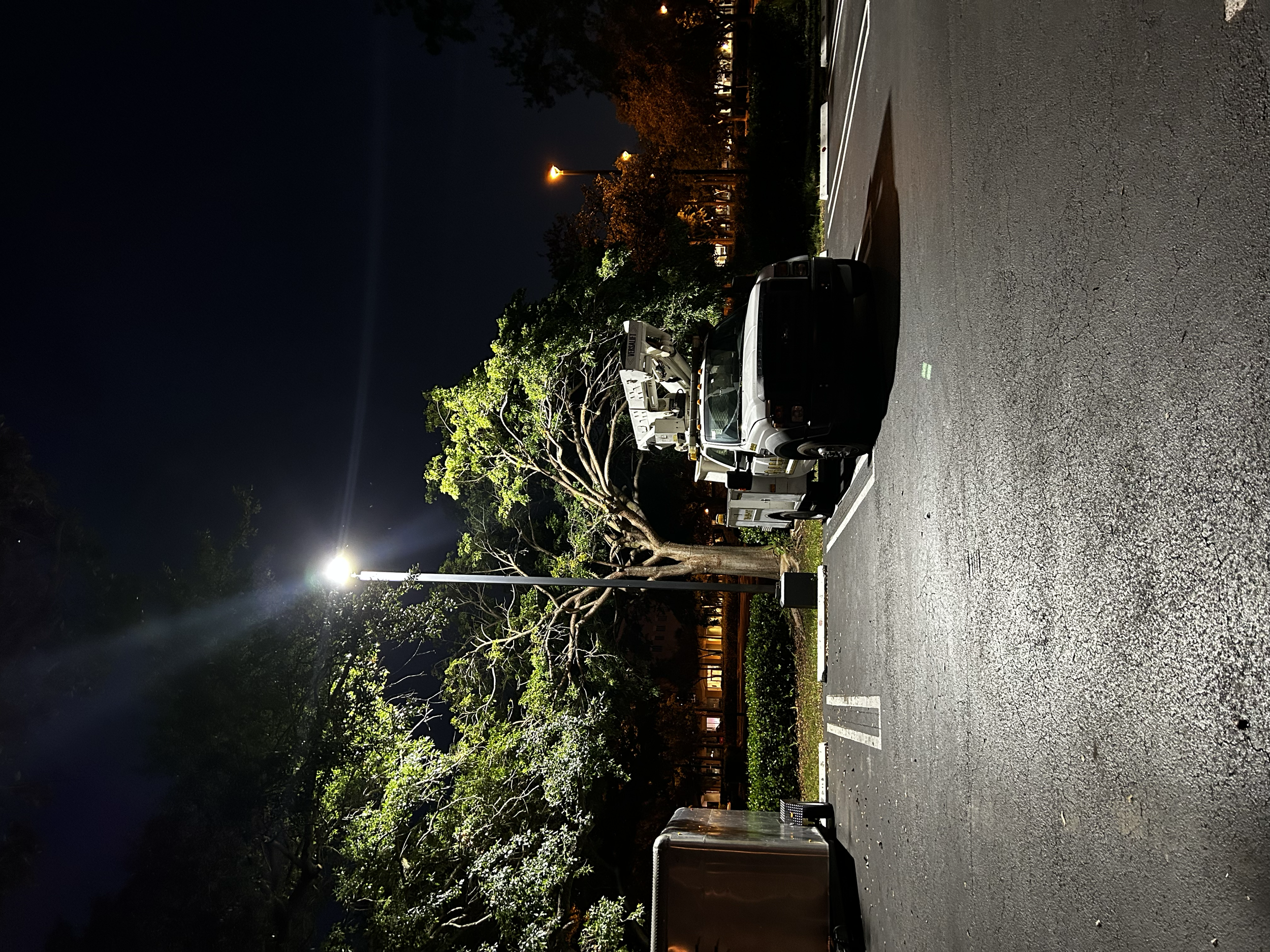 New parking lot lights to meet town illumination code for 40-Year Certification in Miami Lakes Hotel