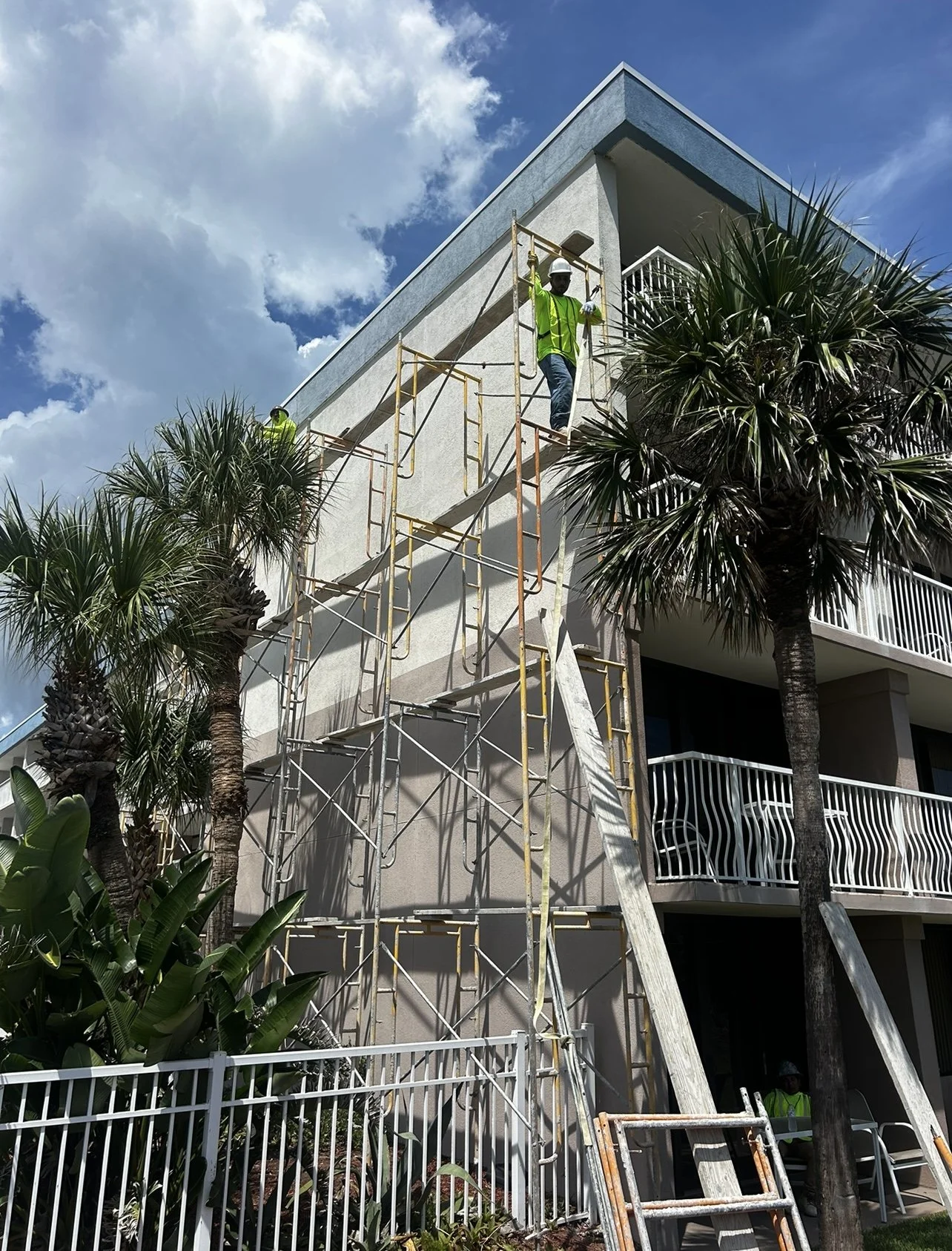 Structural repairs at The Beach Club in St Augustine for Milestone Report