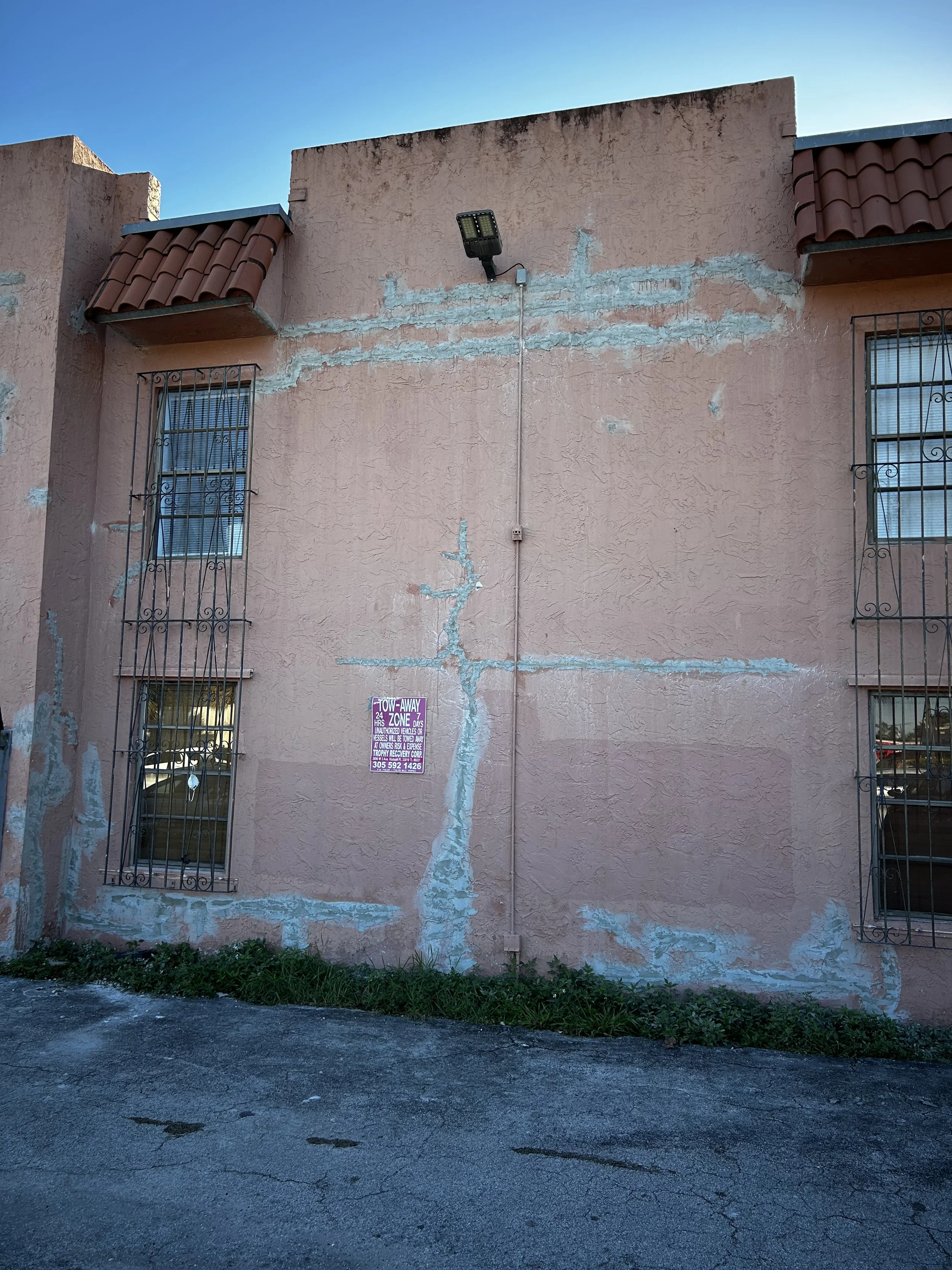 Structural repairs for 40-Year Recertification in Hialeah