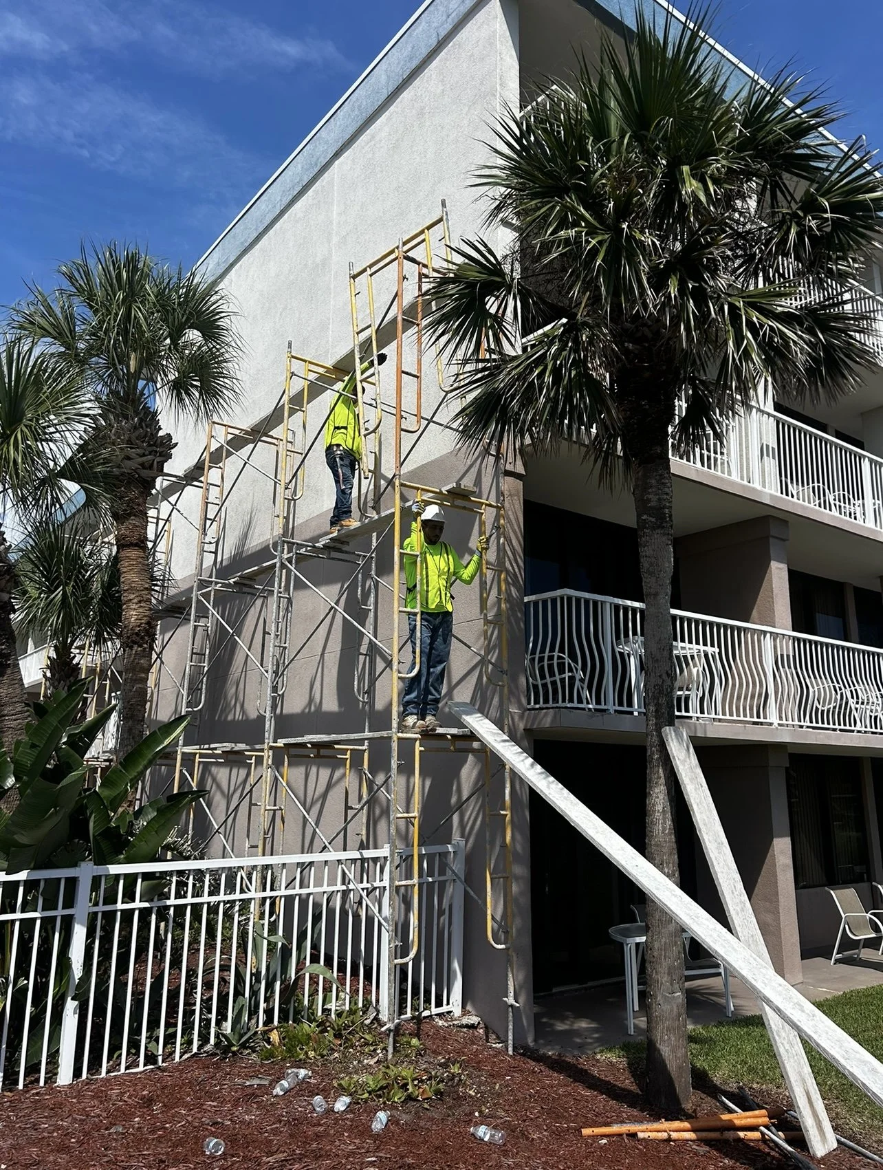 Structural repairs at The Beach Club in St Augustine for Milestone Report