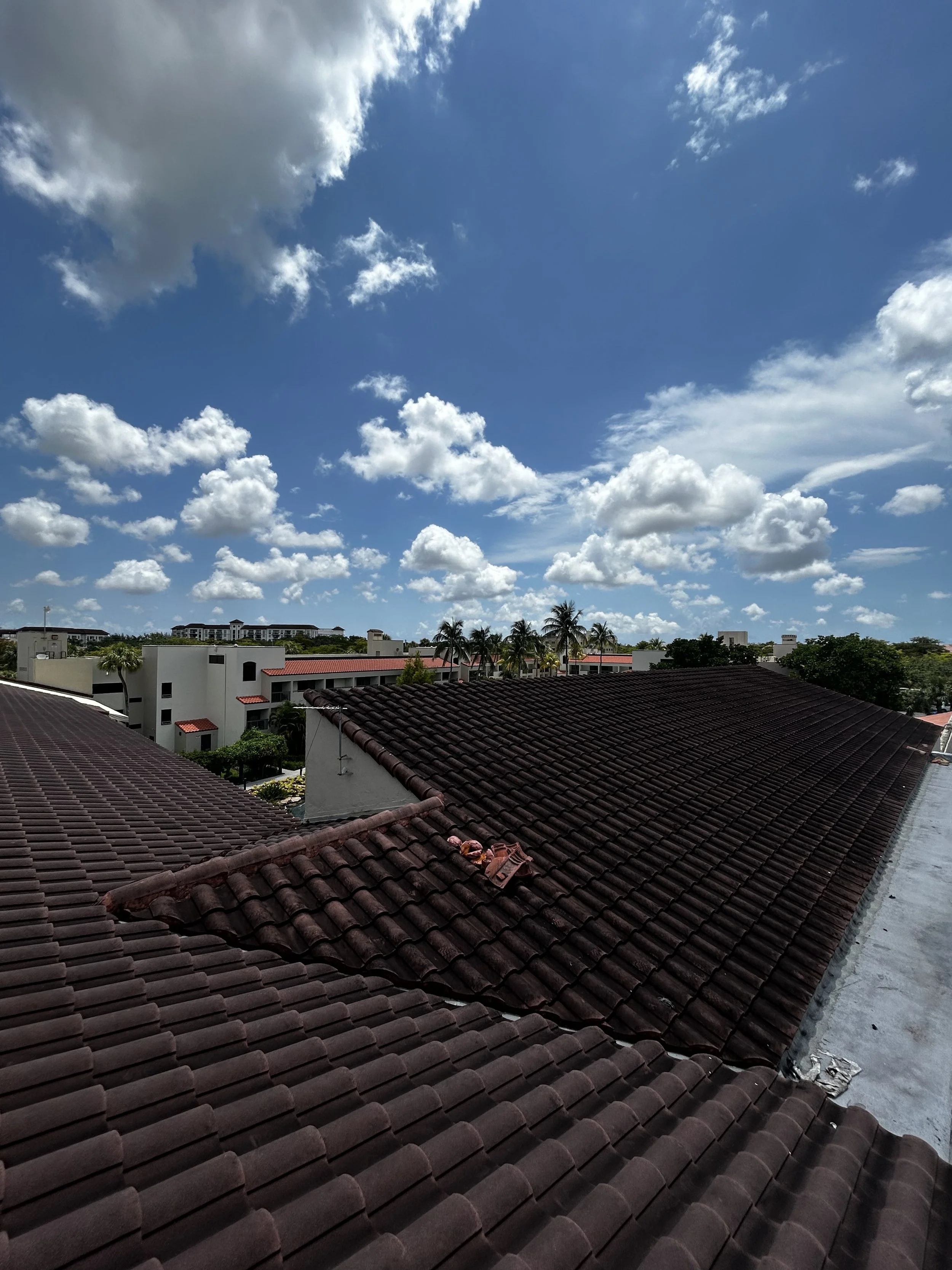 Before reroof in Miami lakes Hotel