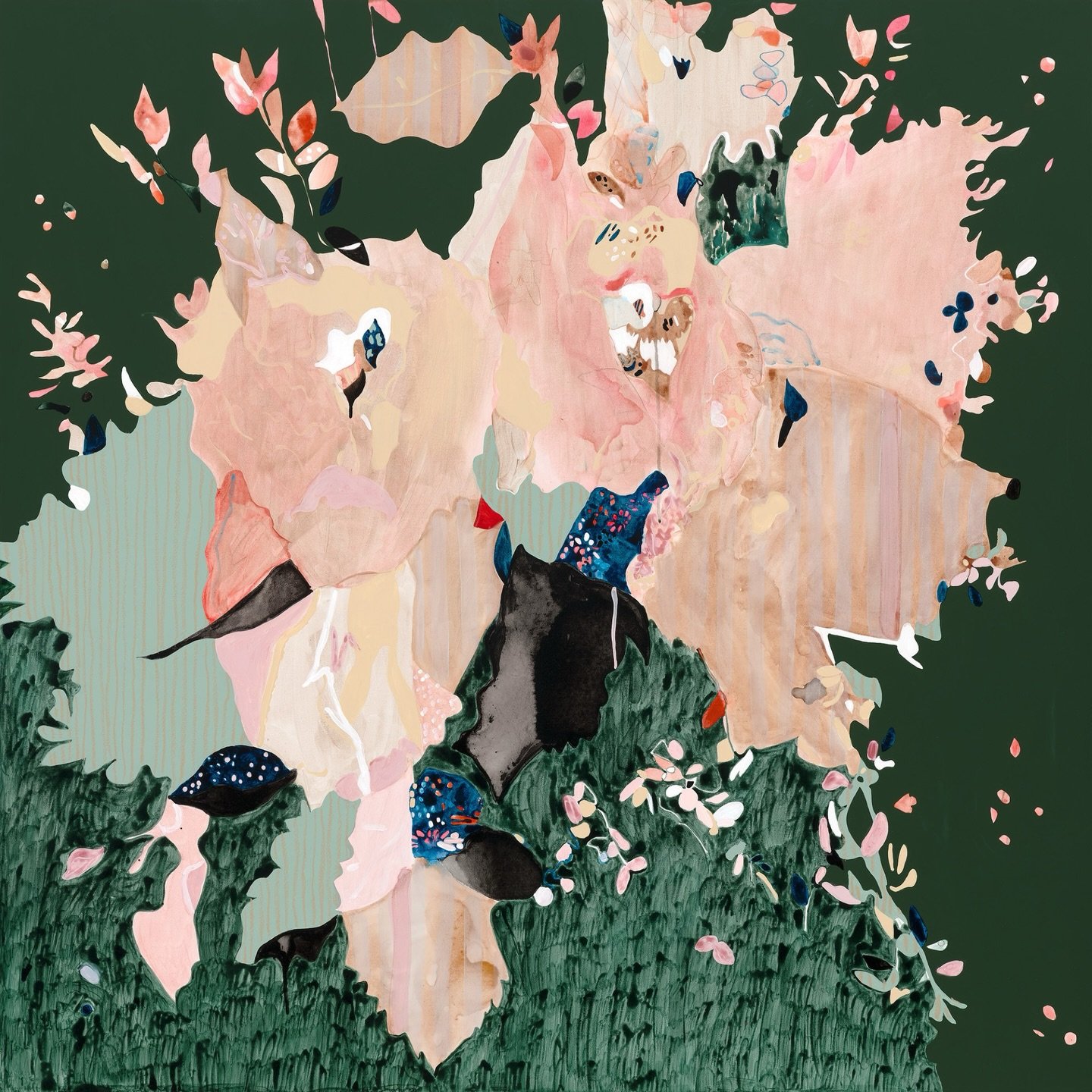 &lsquo;Shooting Star&rsquo; the very beginning of my &lsquo;Afterglow&rsquo; solo exhibition collection for @antheapolsonart 💫 
We&rsquo;re away in rainy Noosa for a couple days with my brother &amp; sister (up from Vic) and their families. Precious