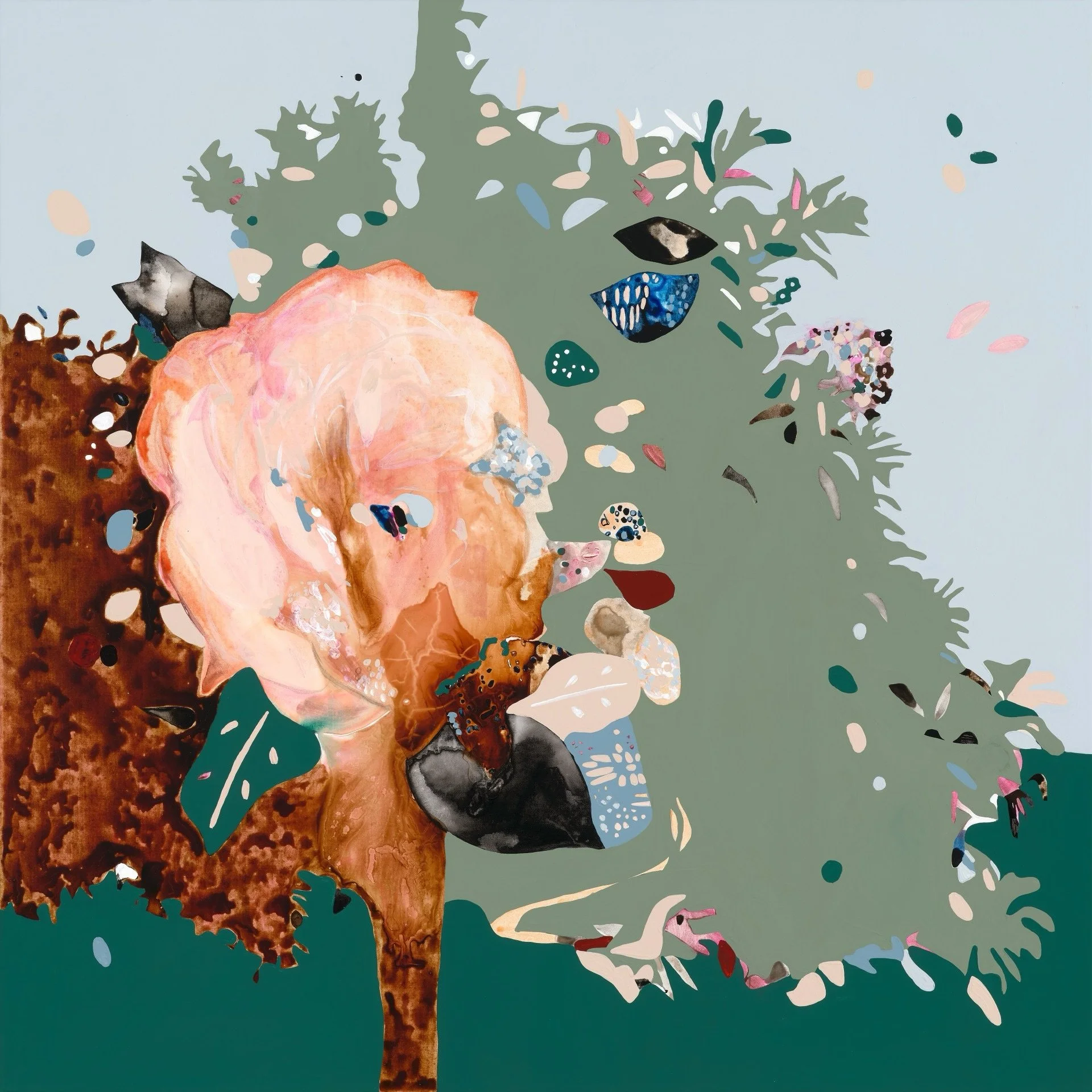 &lsquo;The Garden She Kept&rsquo;
Acrylic, ink and gouache on canvas 
100 x 100 cm
Part of my upcoming exhibition &lsquo;Afterglow&rsquo; in June @antheapolsonart ☺️💚

#bethkennedyart #antheapolsonart #botanicalart