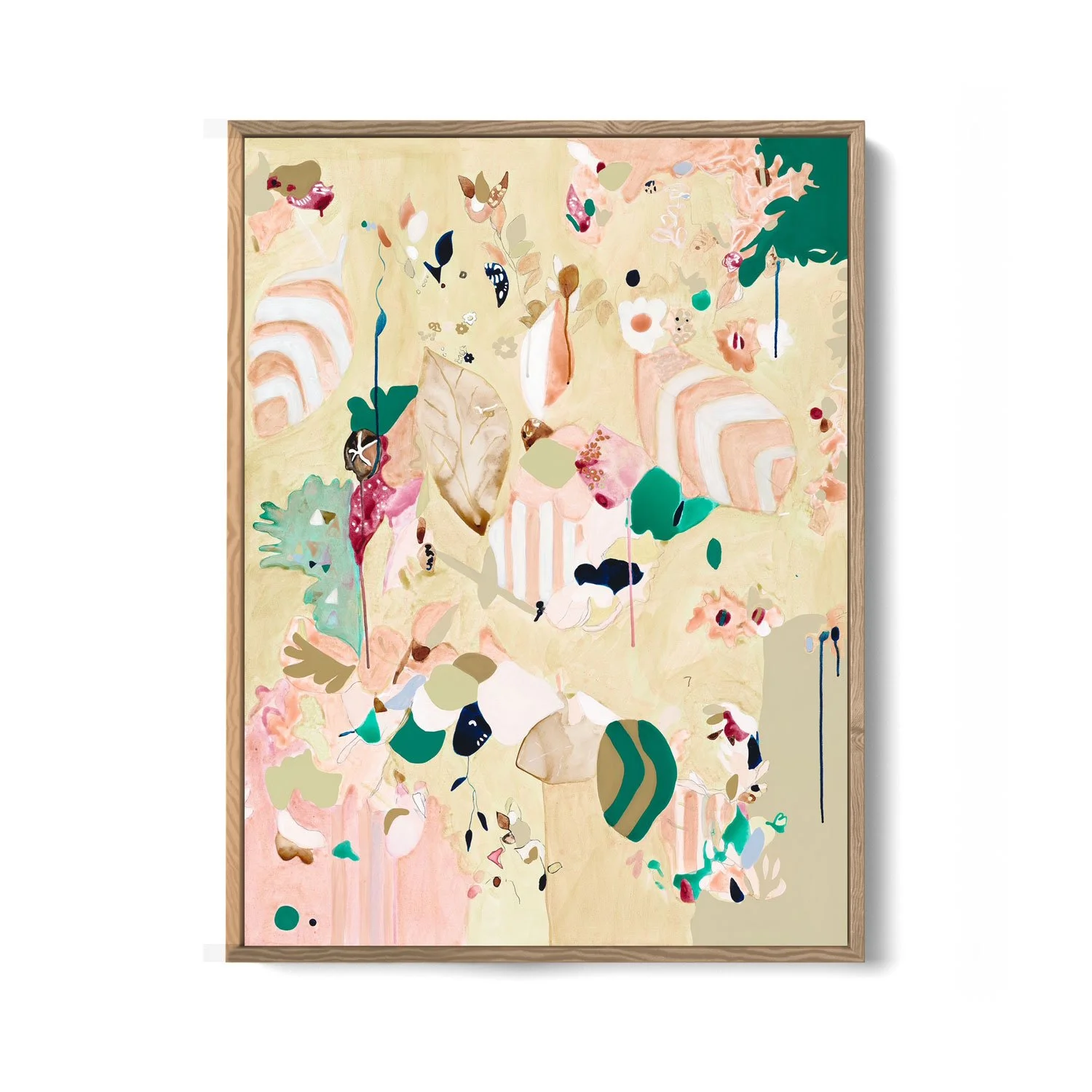 Peach + Green