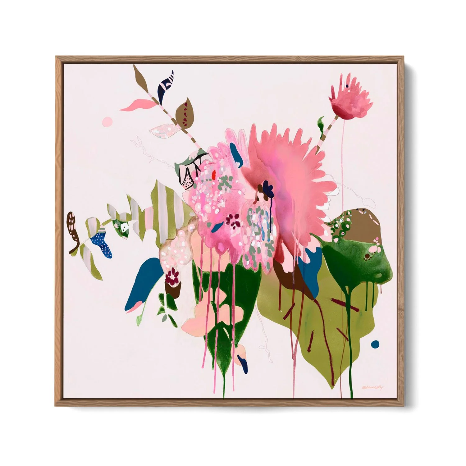 Raspberry & Green - SOLD