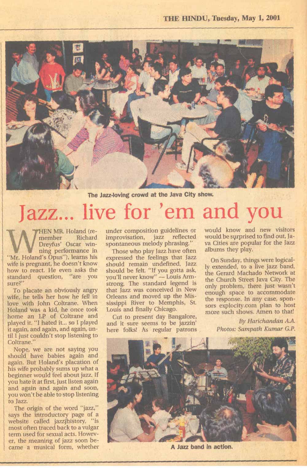 JAZZ...LIVE FOR 'EM AND YOU
