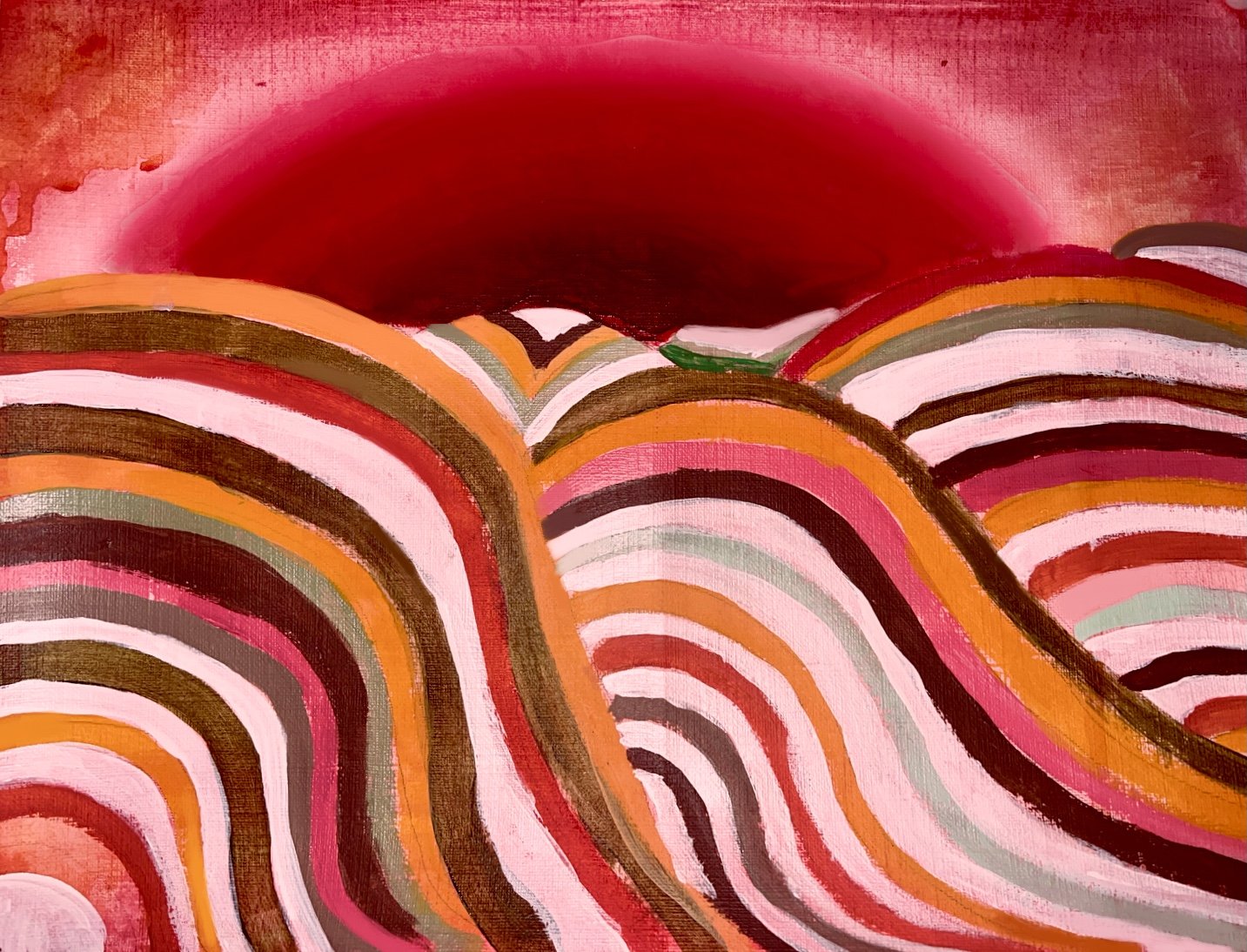 "Root Chakra" x Acrylic & Digital
