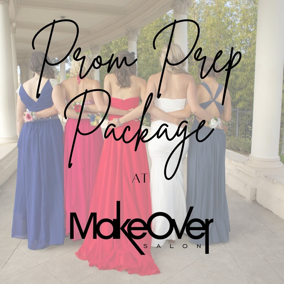 ✨Class of 2024 prom girls this one is for you

✨It&rsquo;s time to start preparing for the big day/night.

✨At Makeover salon we want to play a special part in your day preparing your hair so you are  prom ready. 

We are running an offer until June,